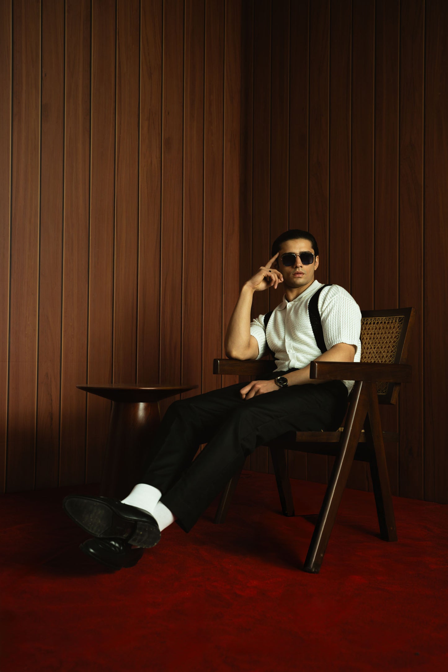 Crochet Knitted Button Down Shirt (KBD-04)