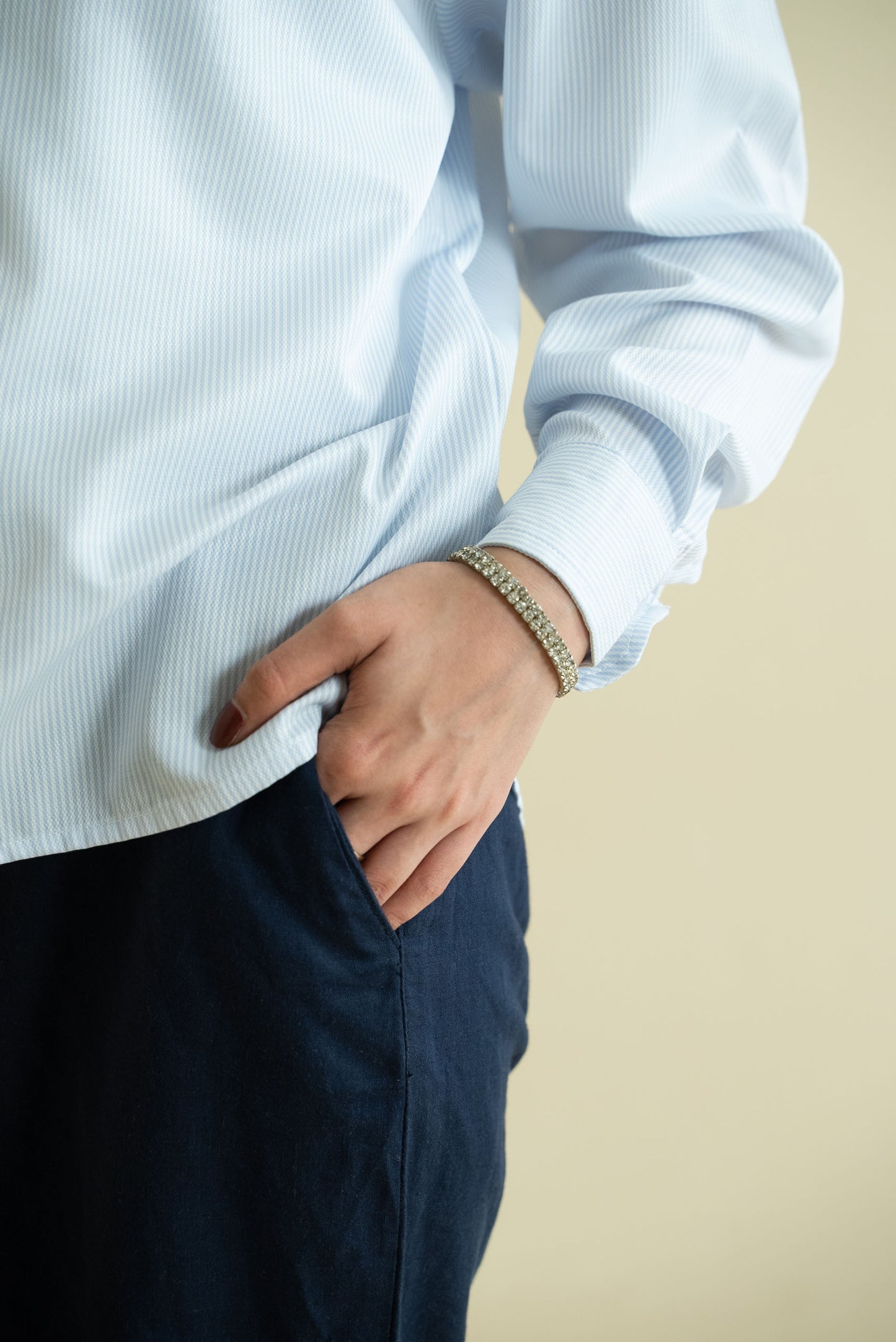 Striped Button Down Shirt (WCS-03)
