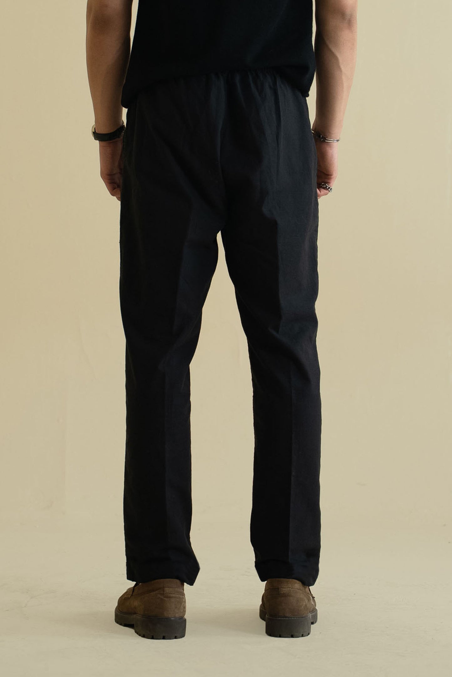 Black Linen Pant