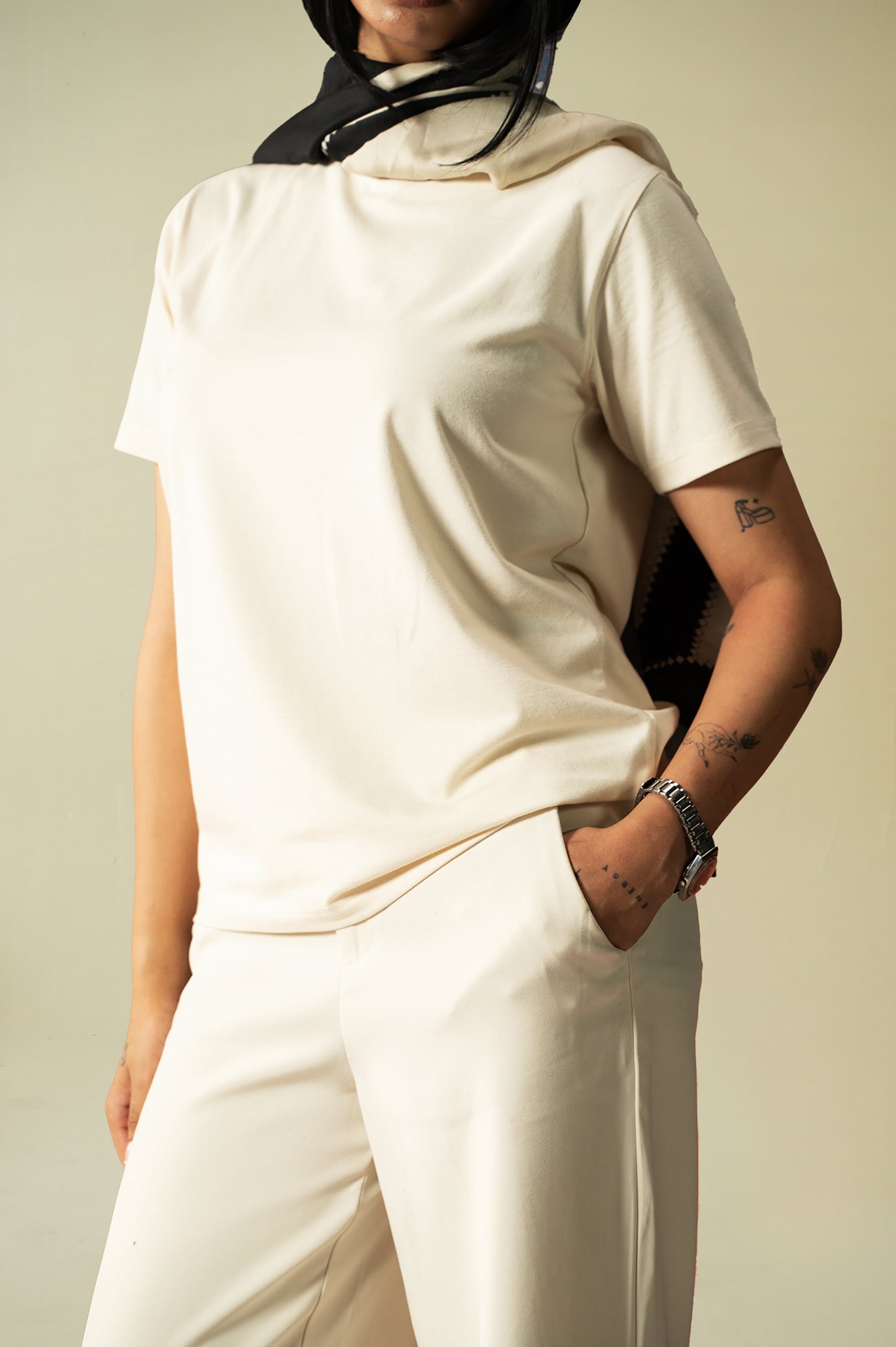 Cream Flex T-Shirt