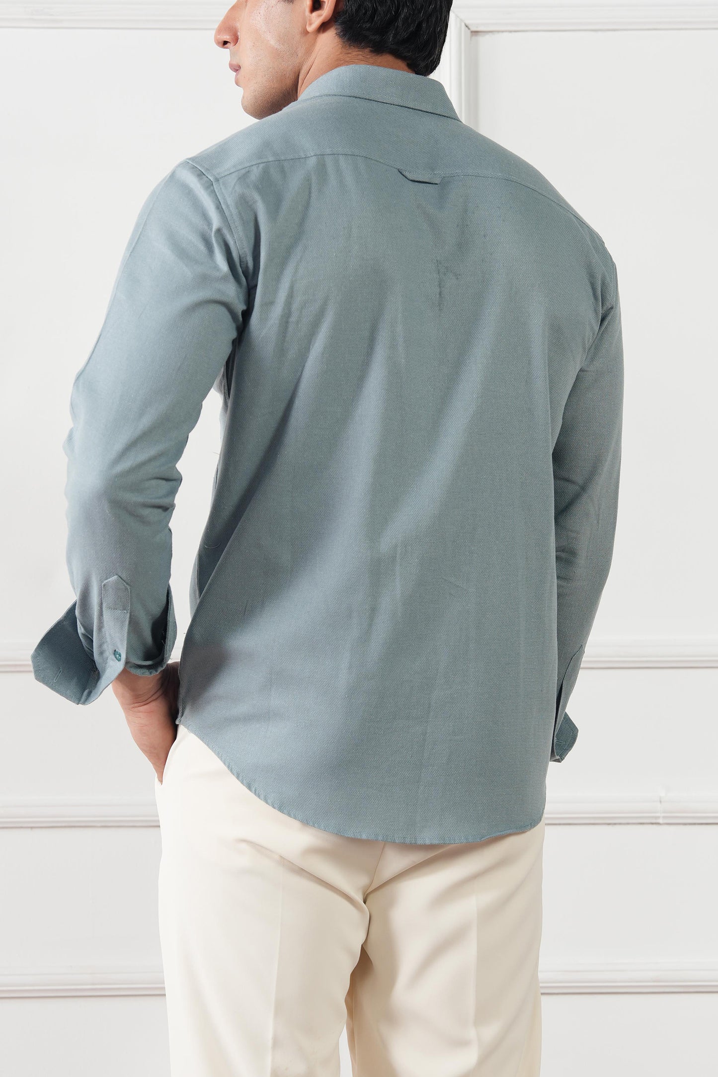 Textured Regular Fit Shirt - (MCS-09)
