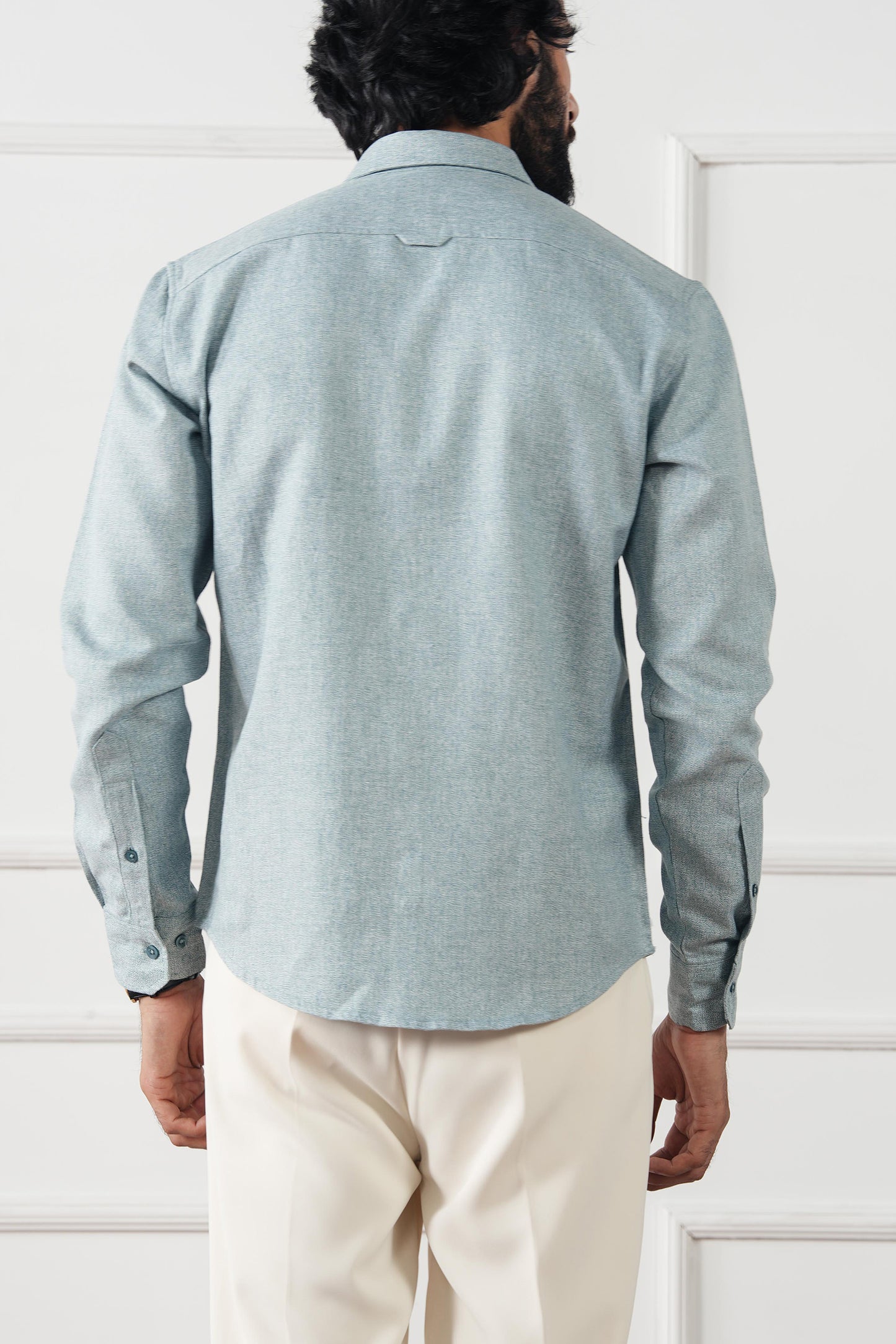 Textured Regular Fit Shirt - (MCS-12)