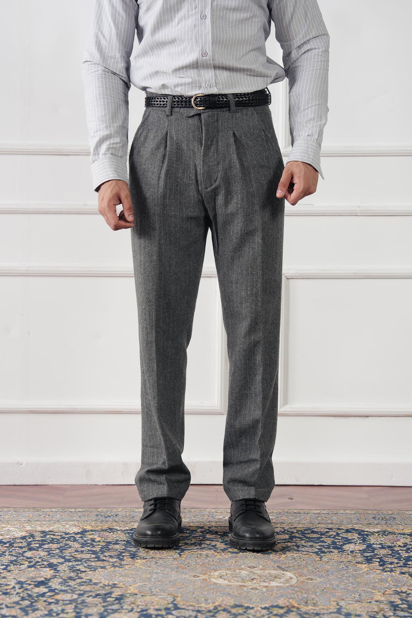 Pinstripe Wool Pant (MDP-01)