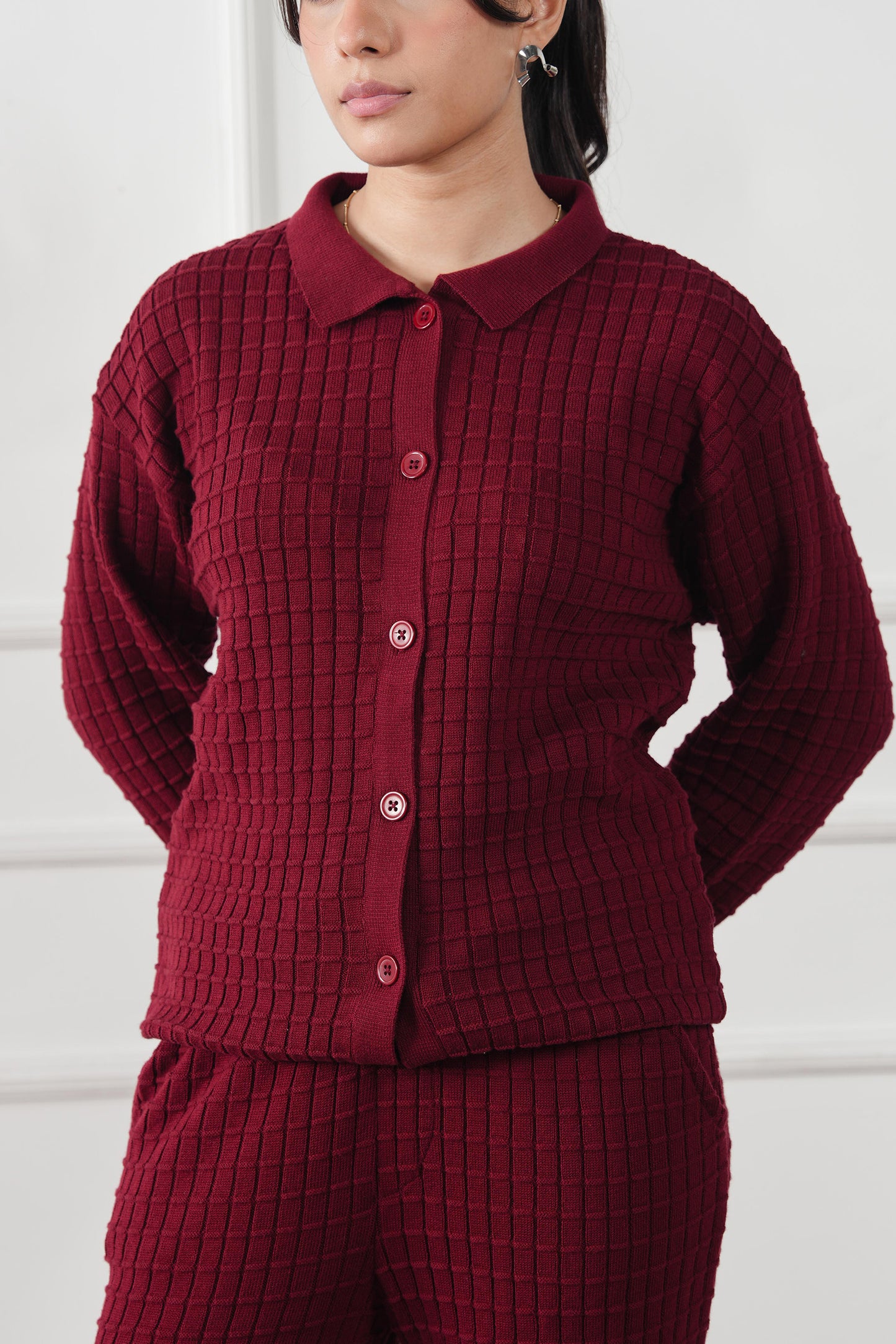 Waffle Knit Sweater (WKS-04)