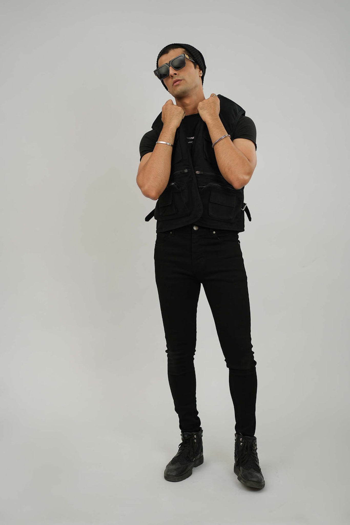 Black Utility Vest