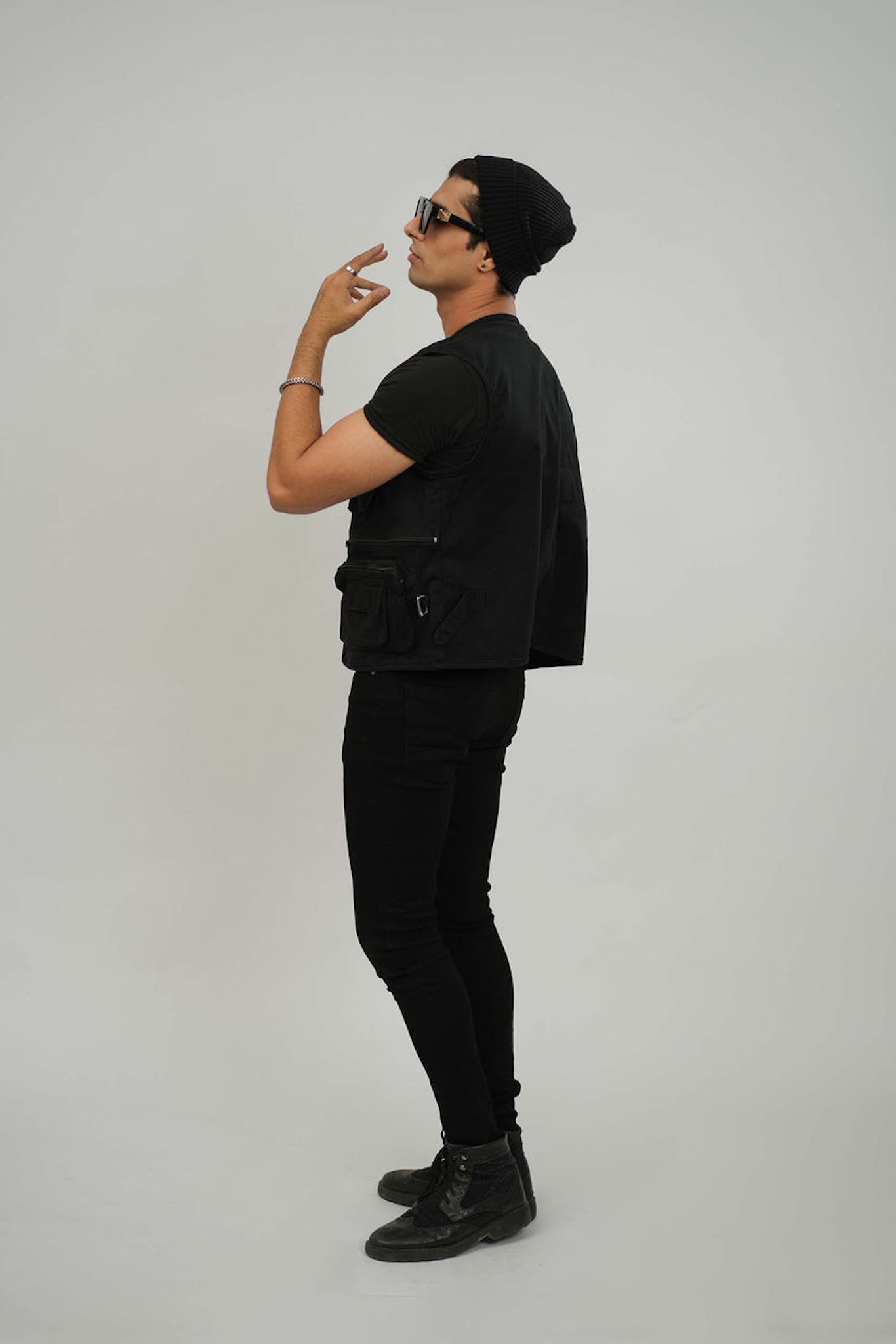 Black Utility Vest