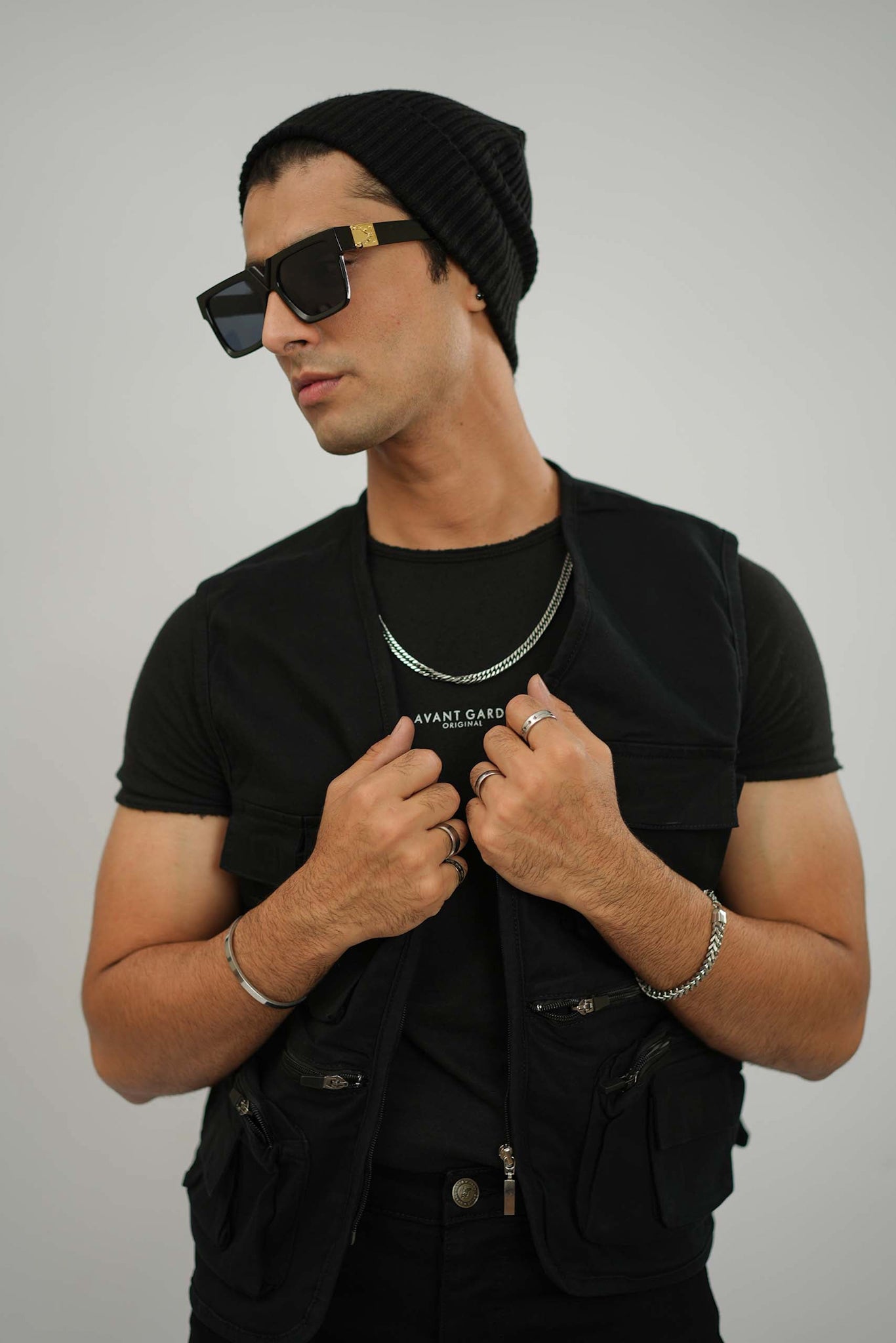 Black Utility Vest