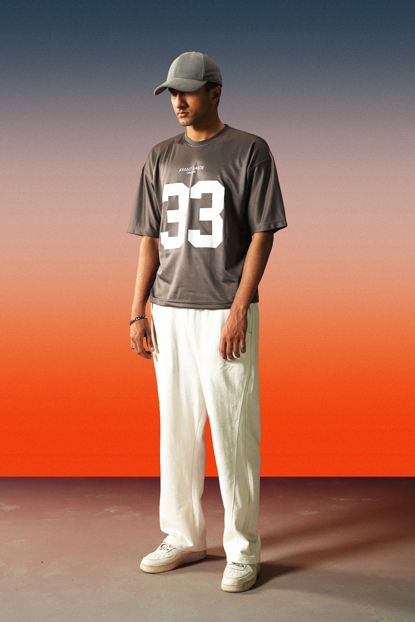 Cream Relaxed Fit Heavyweight Trouser