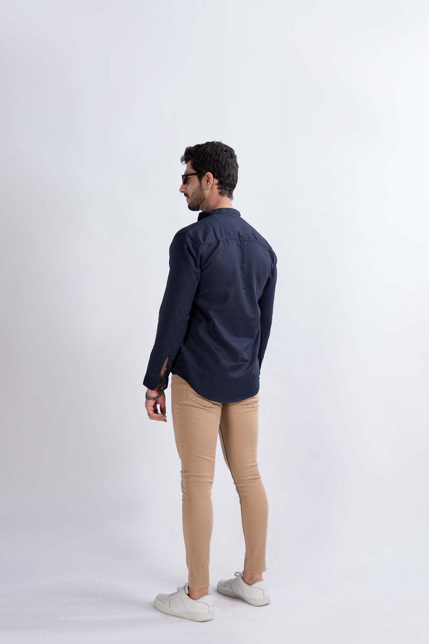 Navy Kurta Shirt