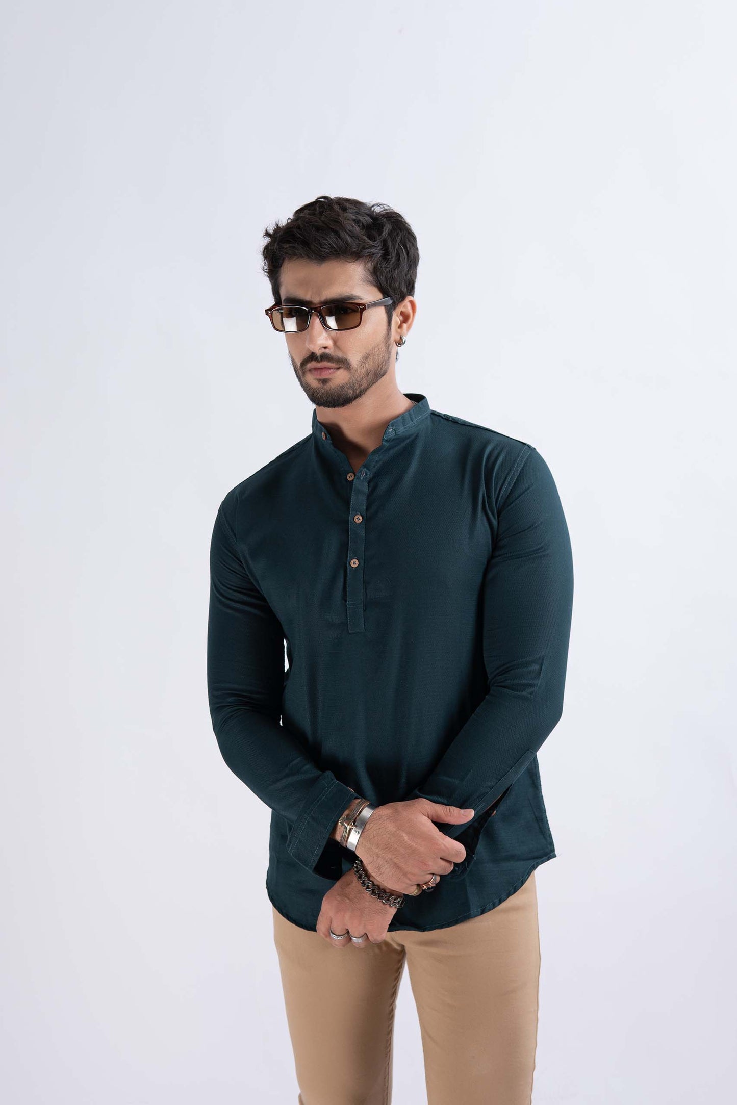 Green Kurta Shirt