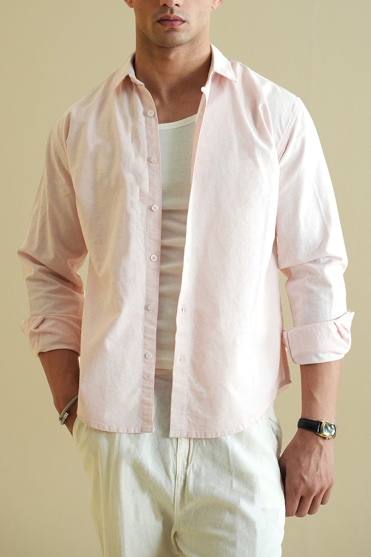 Chambray Button Down Shirt (MCS-25)
