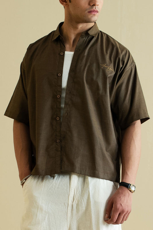 Signature Button Down Shirt - Half Sleeve (MCS-14)