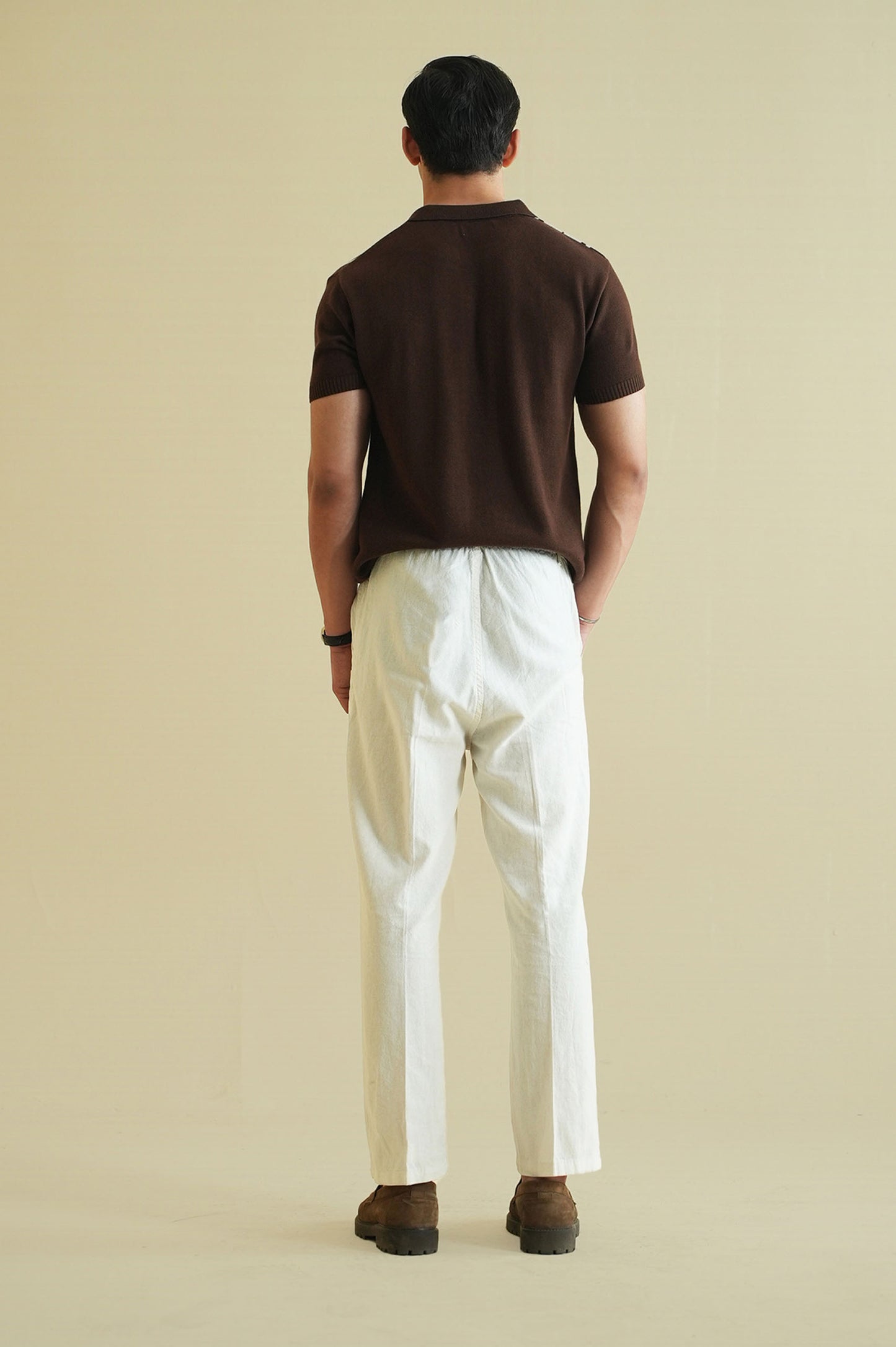 Striped Knitted Polo Shirt (KPS-16)