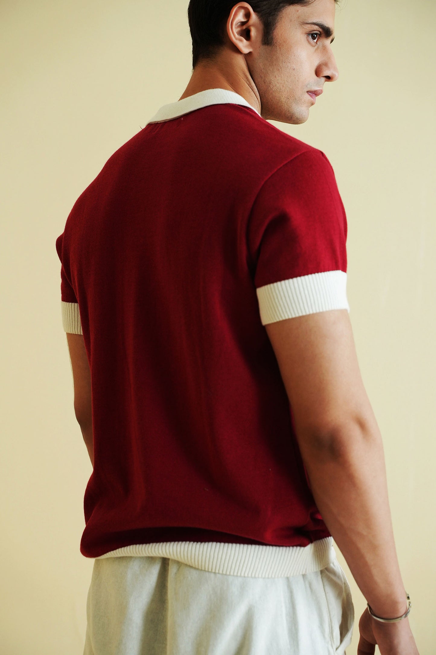 Fine Knit Polo Shirt (KPS-07)