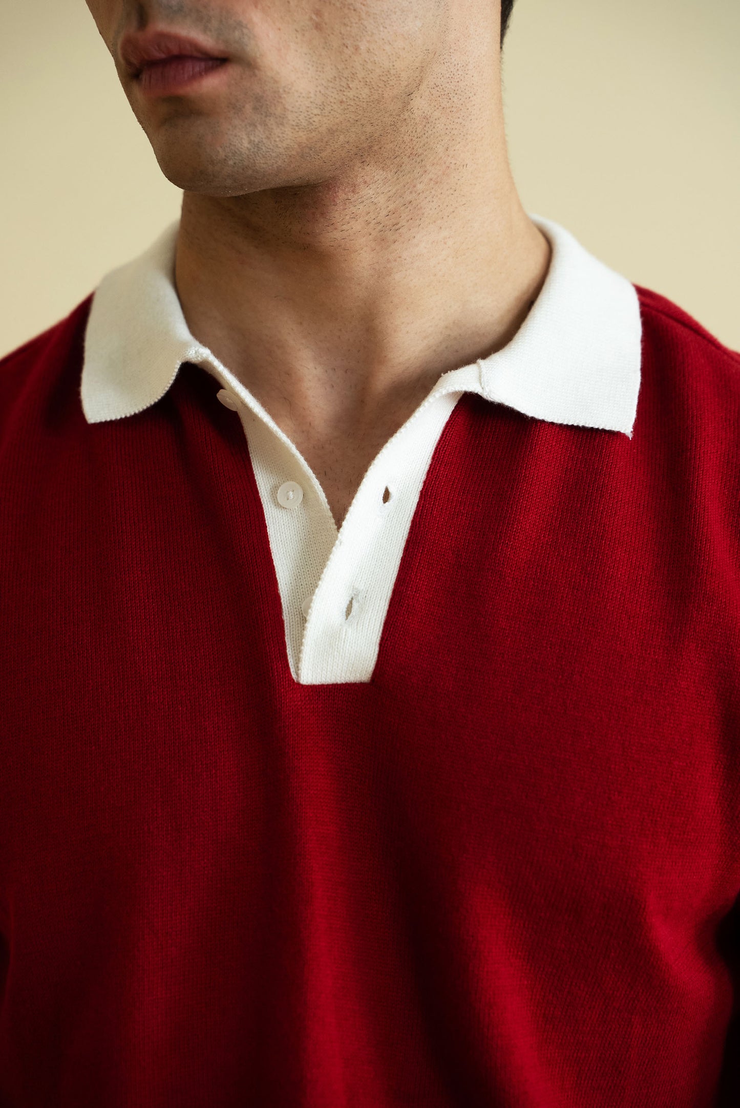 Fine Knit Polo Shirt (KPS-07)