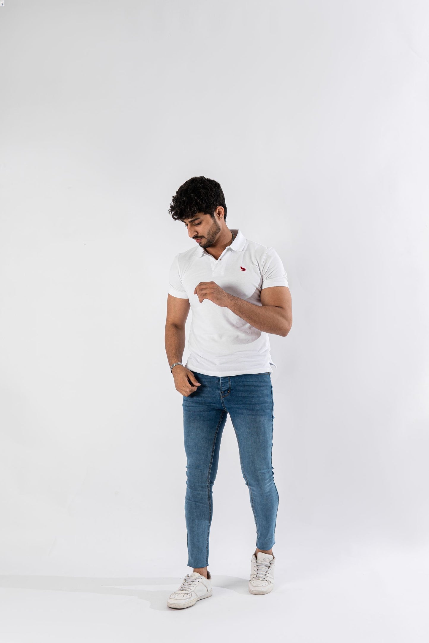 Blue Stonewash Jeans - Muscle Fit