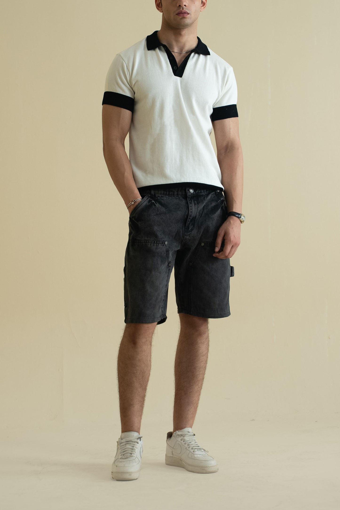 Fine Knit Polo Shirt (KPS-08)