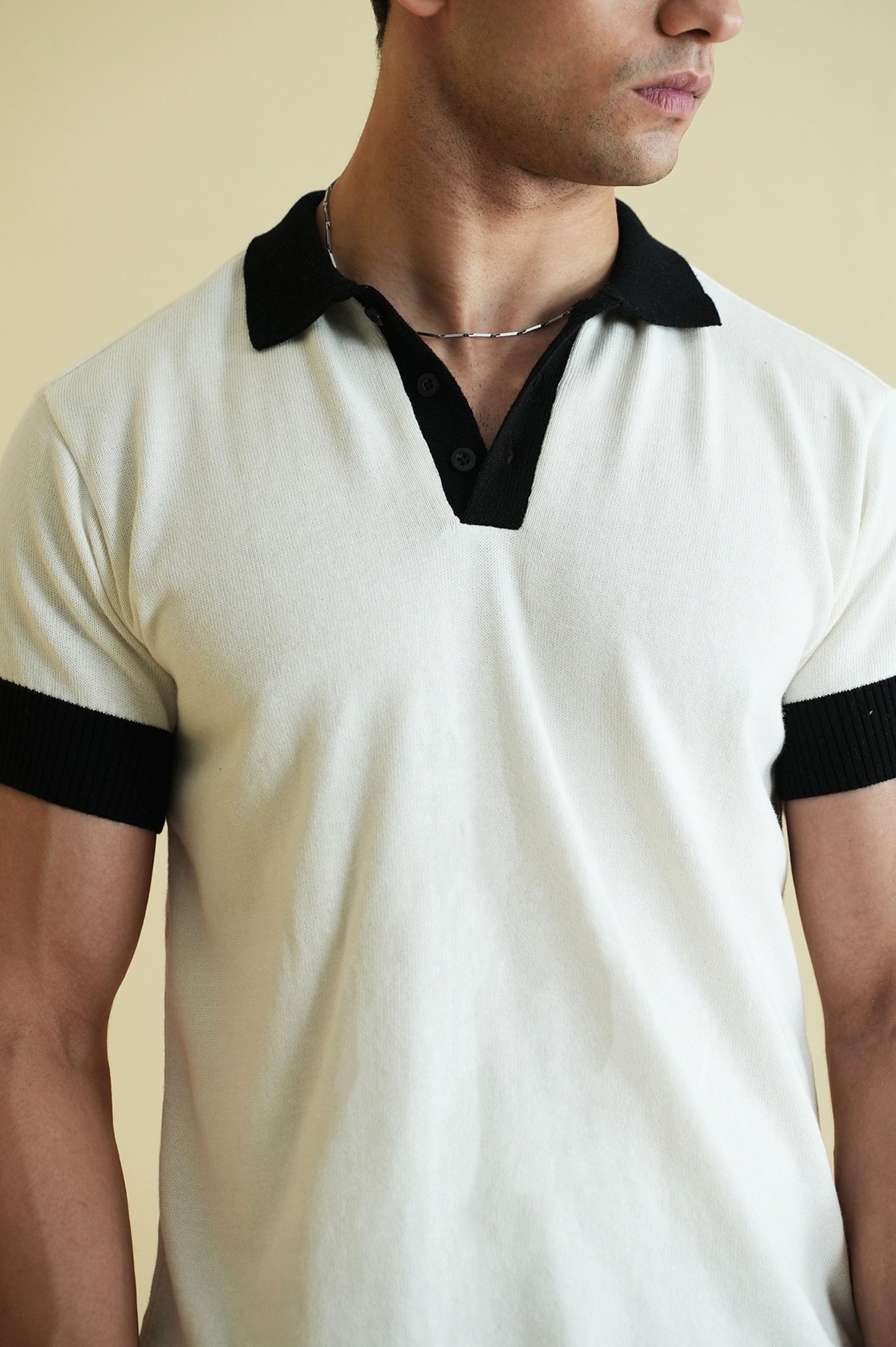Fine Knit Polo Shirt (KPS-08)