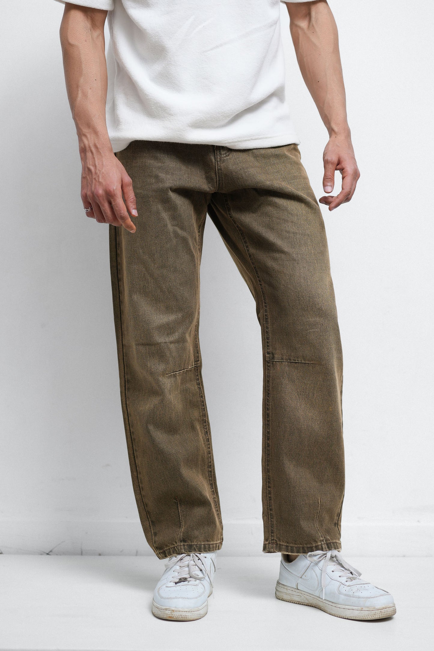Vintage Brown Jeans - Straight Fit