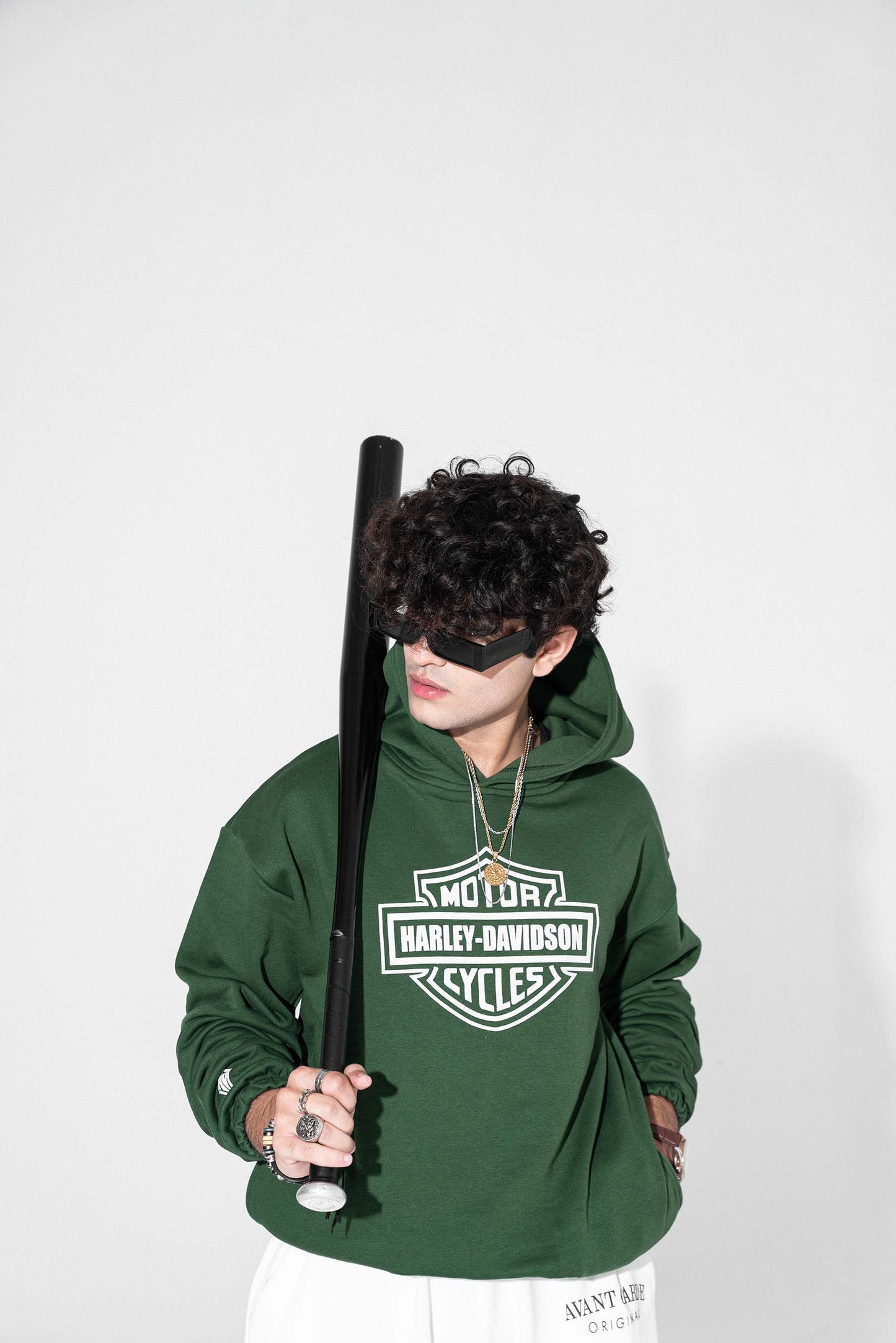 Harley Green Hoodie