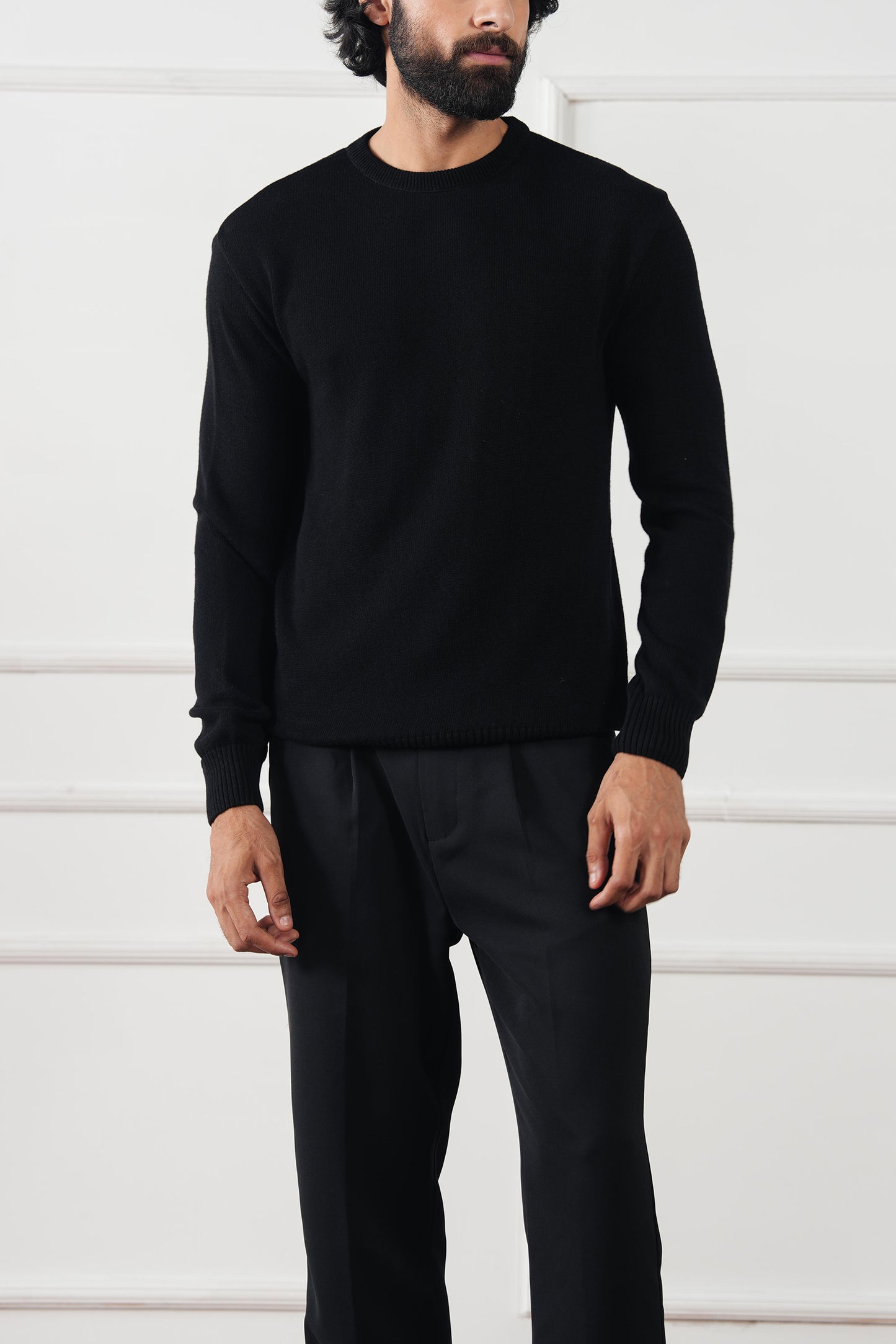 Crew Neck Knit Sweater (MKS-03)