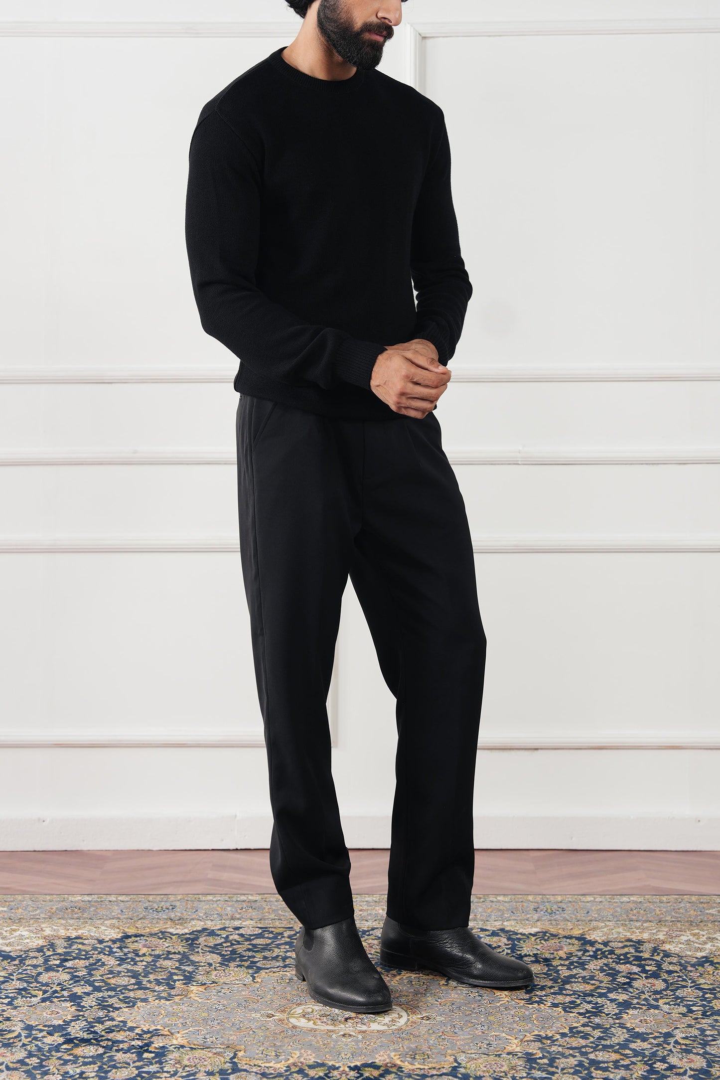 Crew Neck Knit Sweater (MKS-03)
