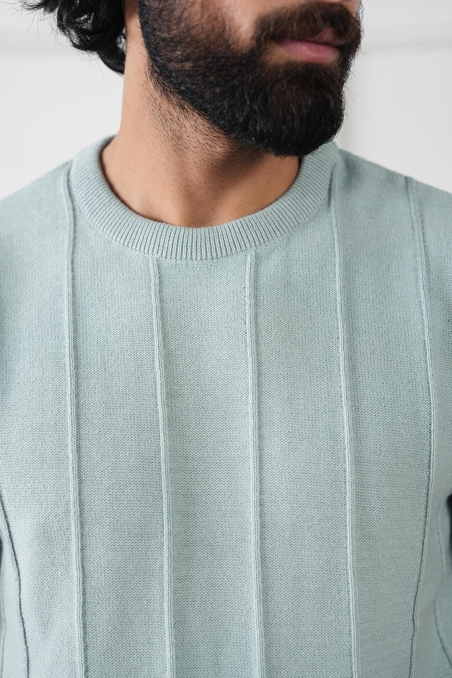 Striped Knit T-Shirt (MKT-01)