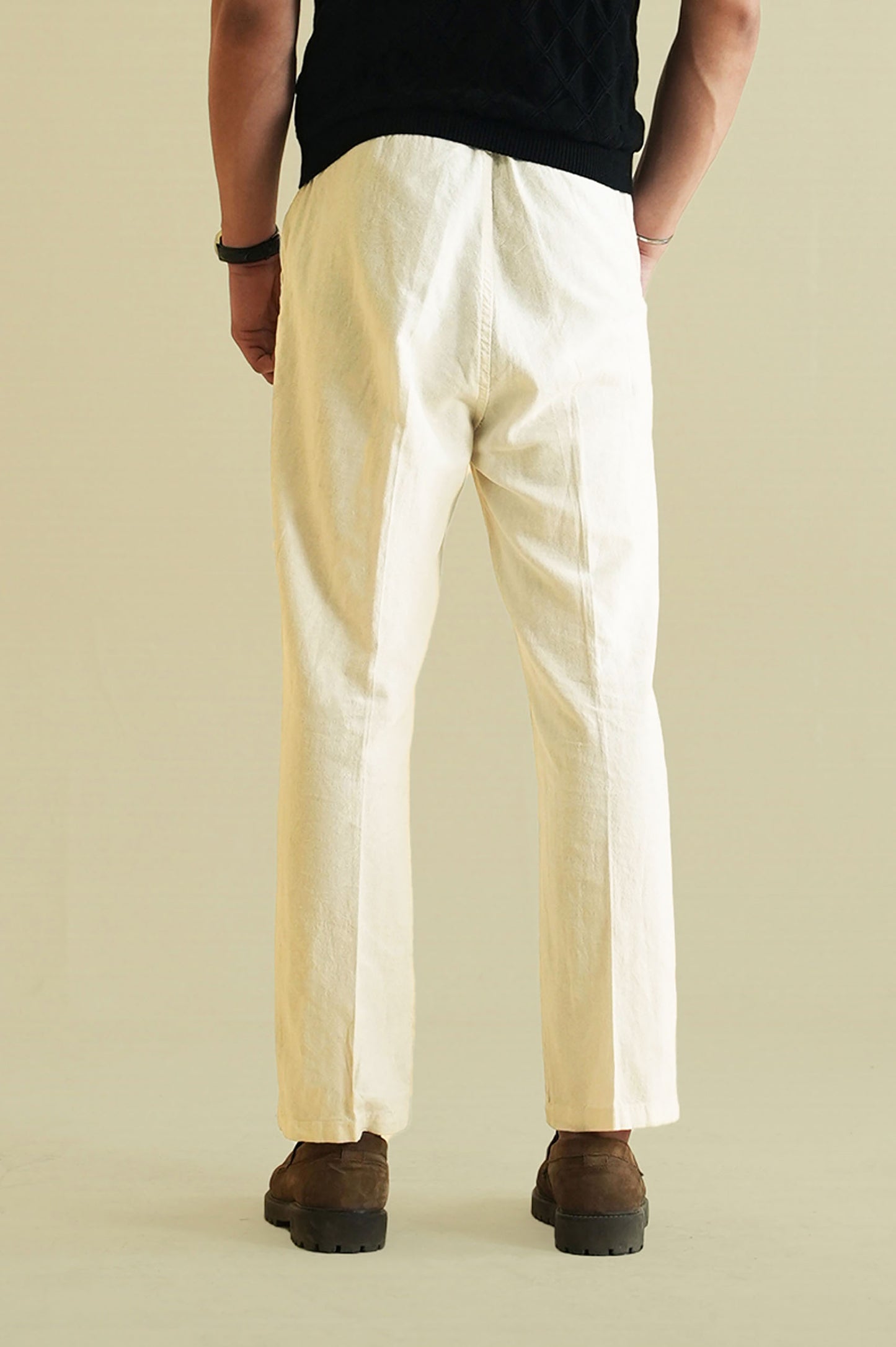 Cream Linen Pant (MLT-04)