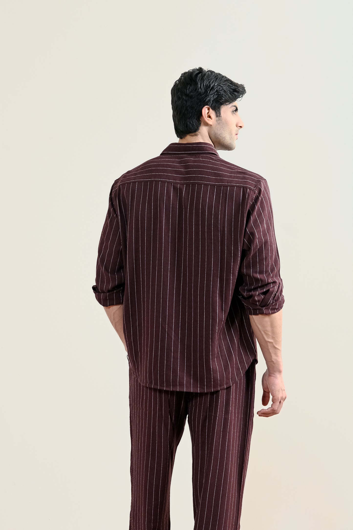 Pinstripe Linen Shirt (MCS-24)