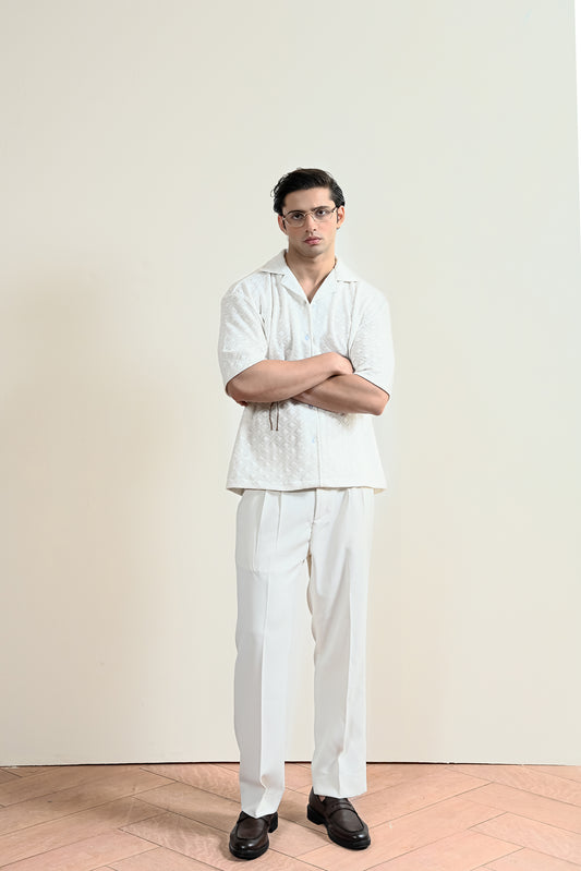 Jacquard Cuban Shirt (MCS-26)