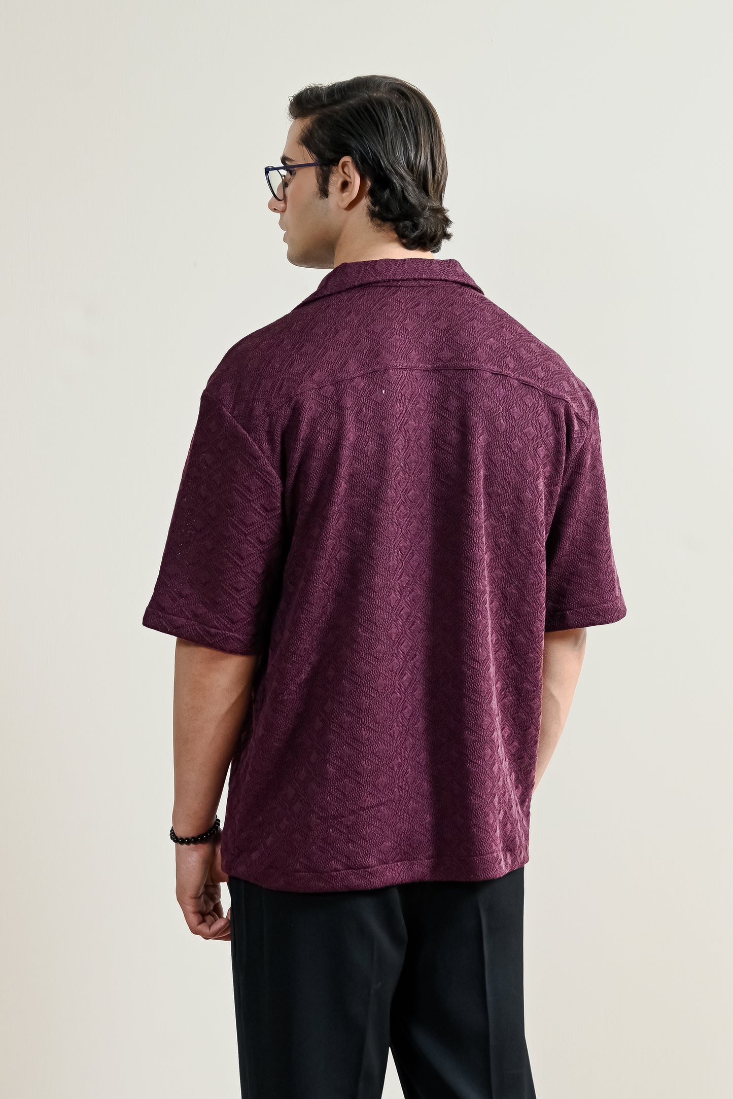 Jacquard Cuban Shirt (MCS-25)