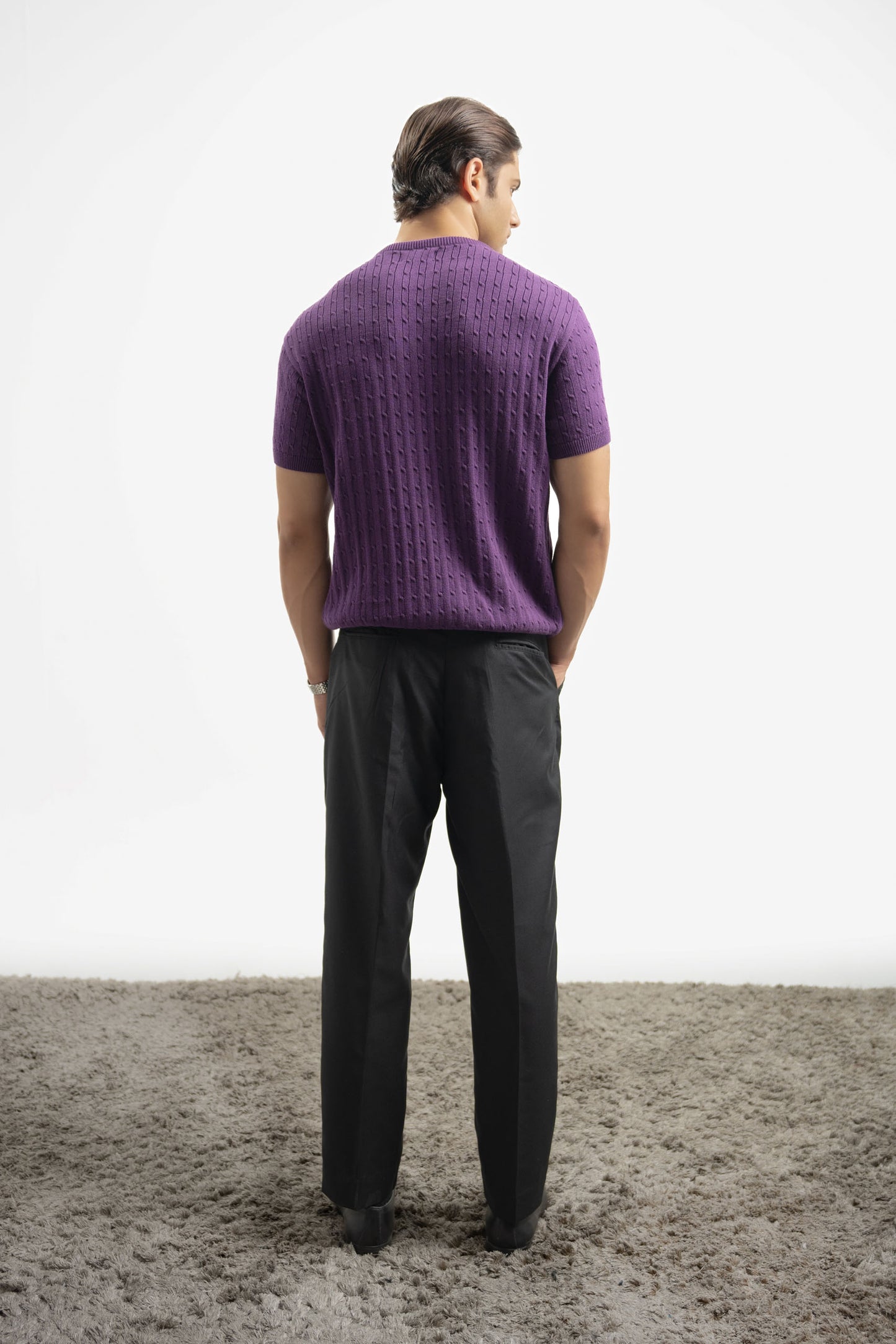 Pleated Gurkha Pant - Black
