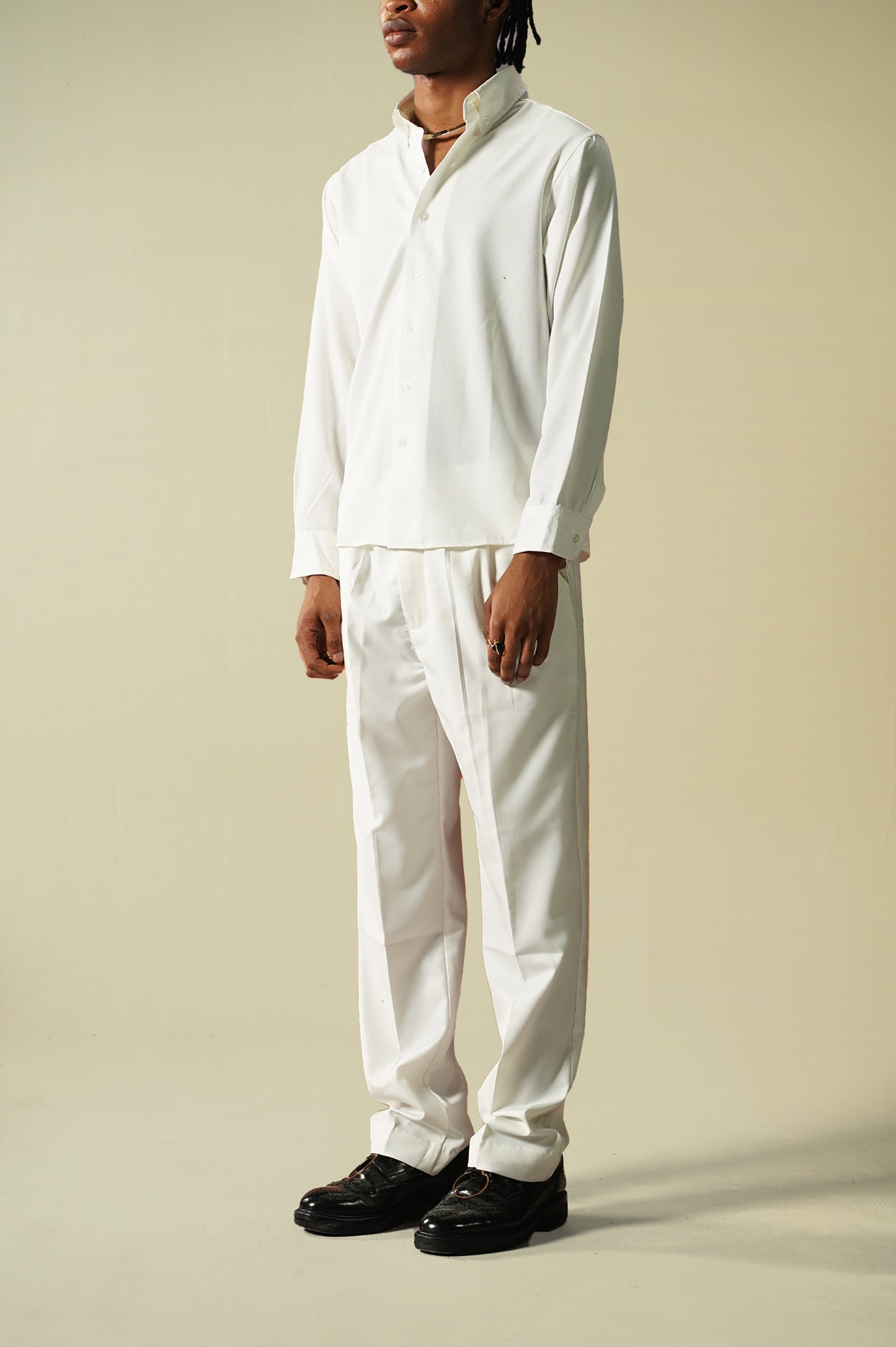 Textured Button Down Shirt - Full Sleeve (MDS-08)