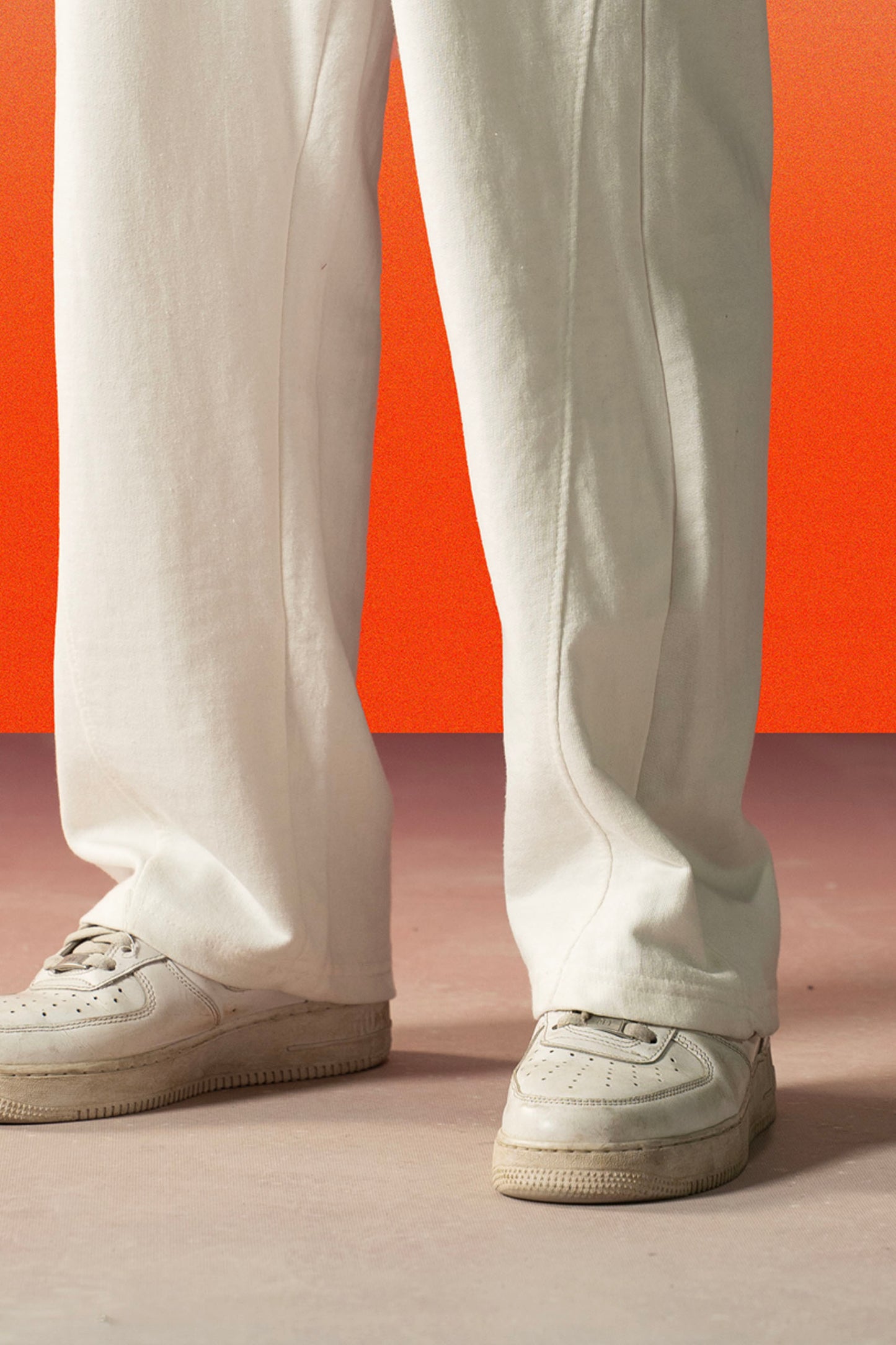 Cream Relaxed Fit Trouser