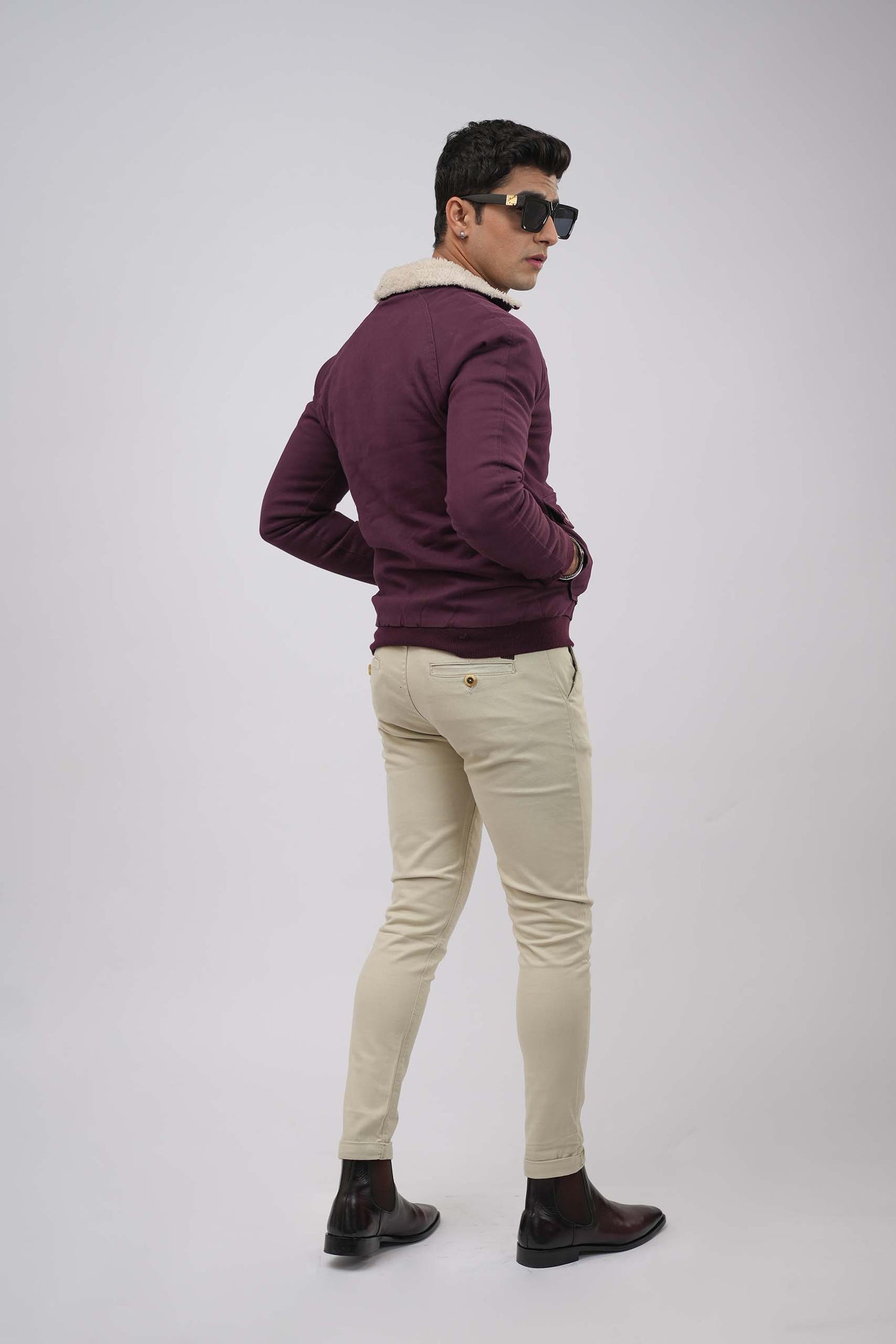 Purple Twill Jacket