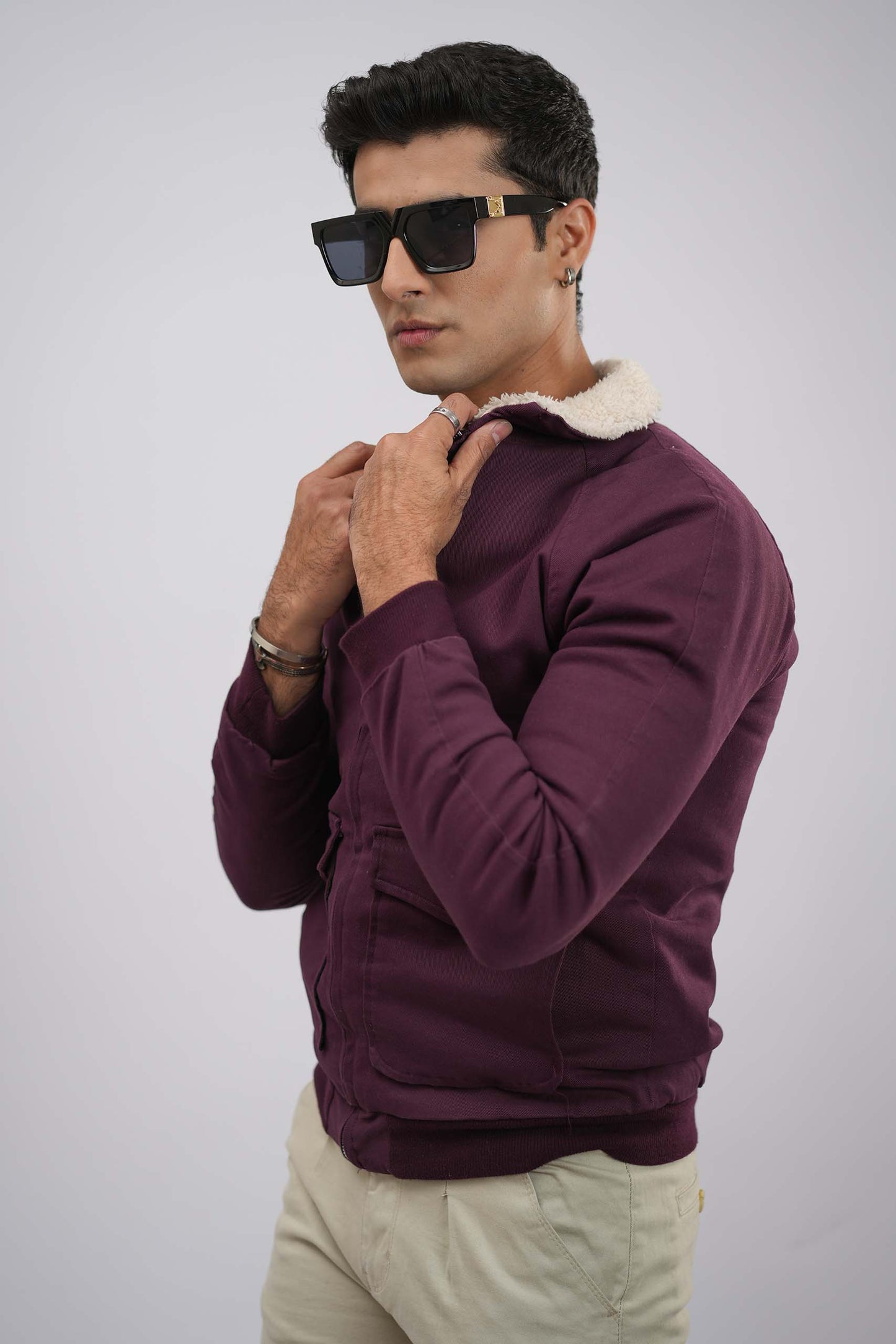 Purple Twill Jacket