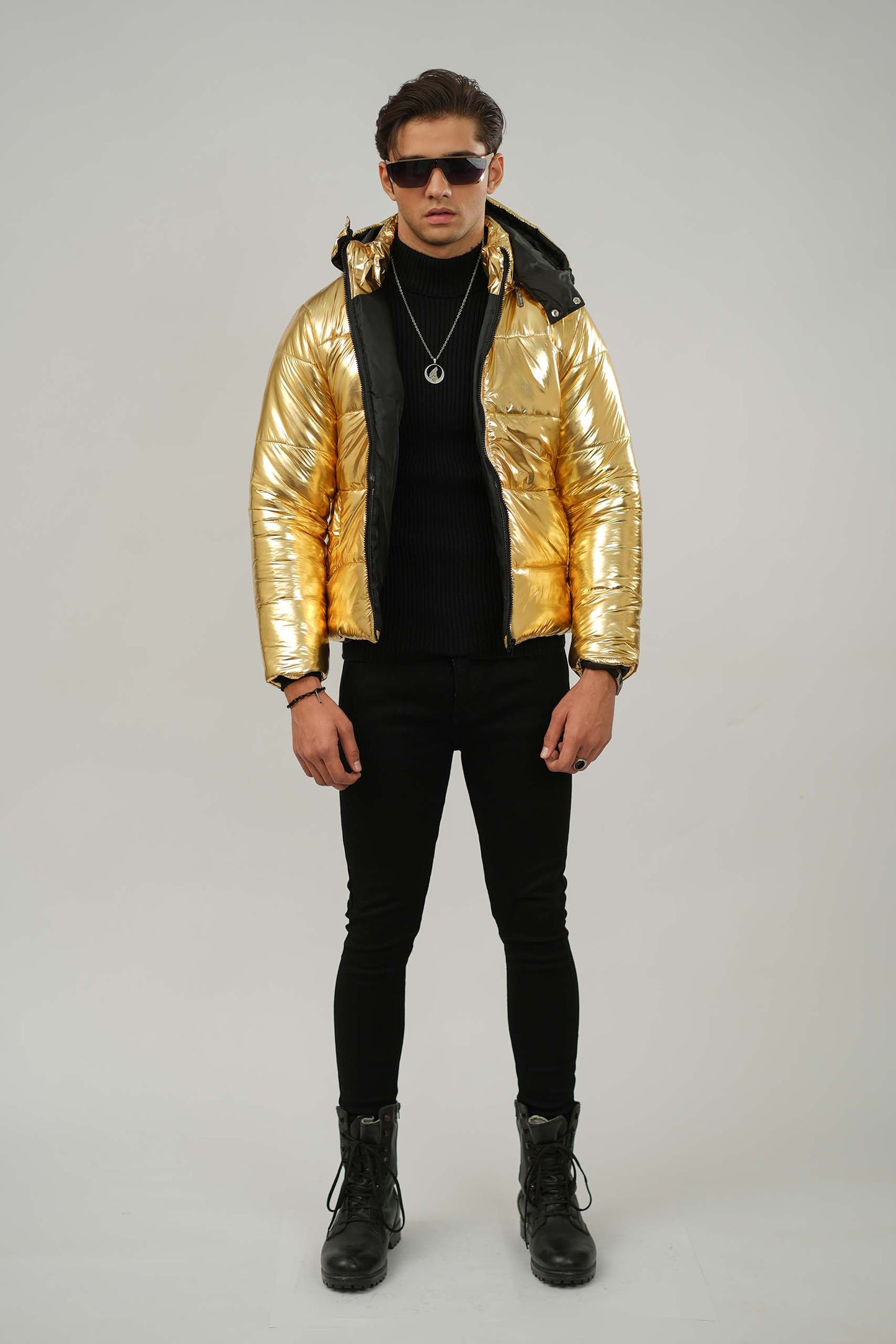 Golden Puffer Jacket