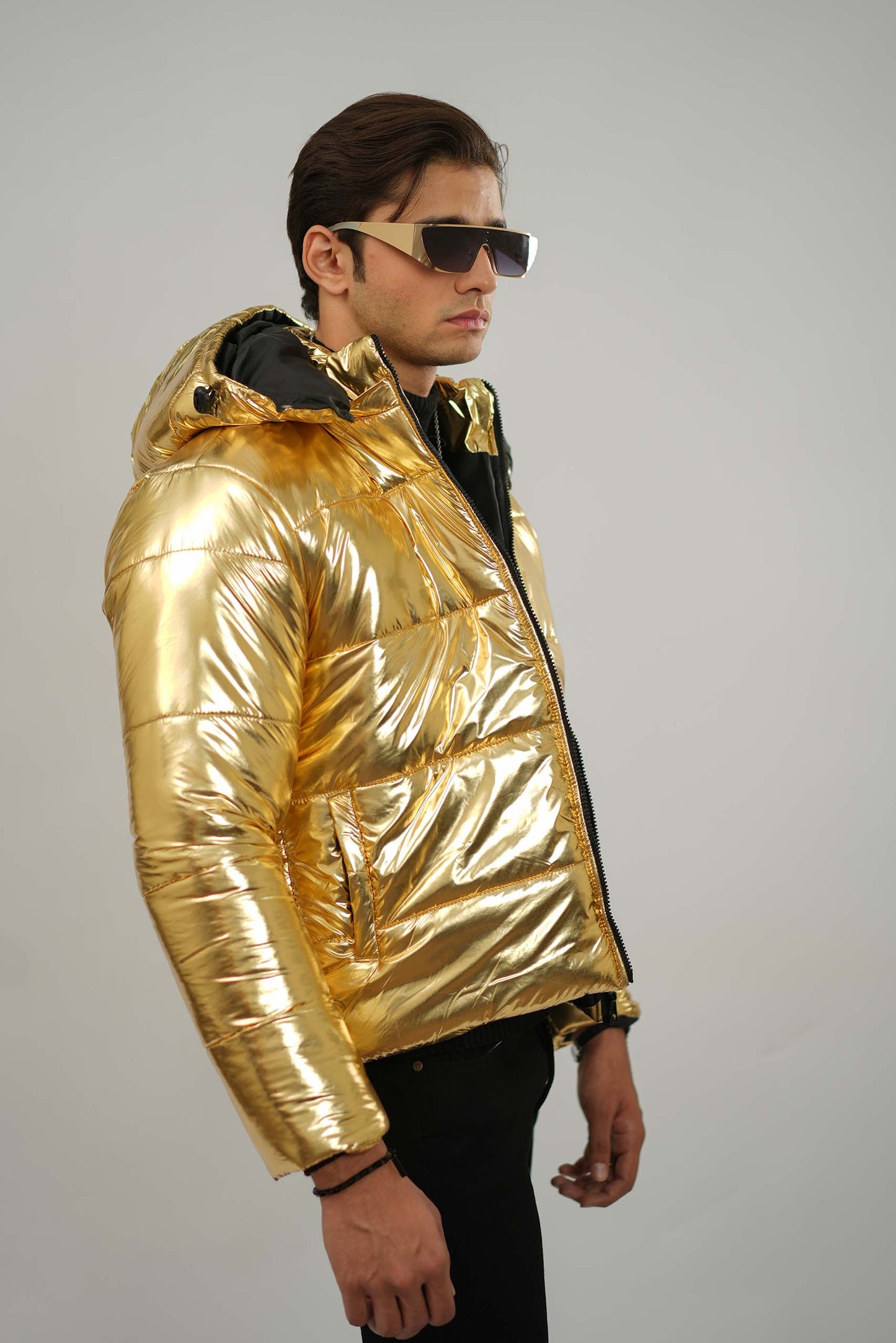 Golden Puffer Jacket