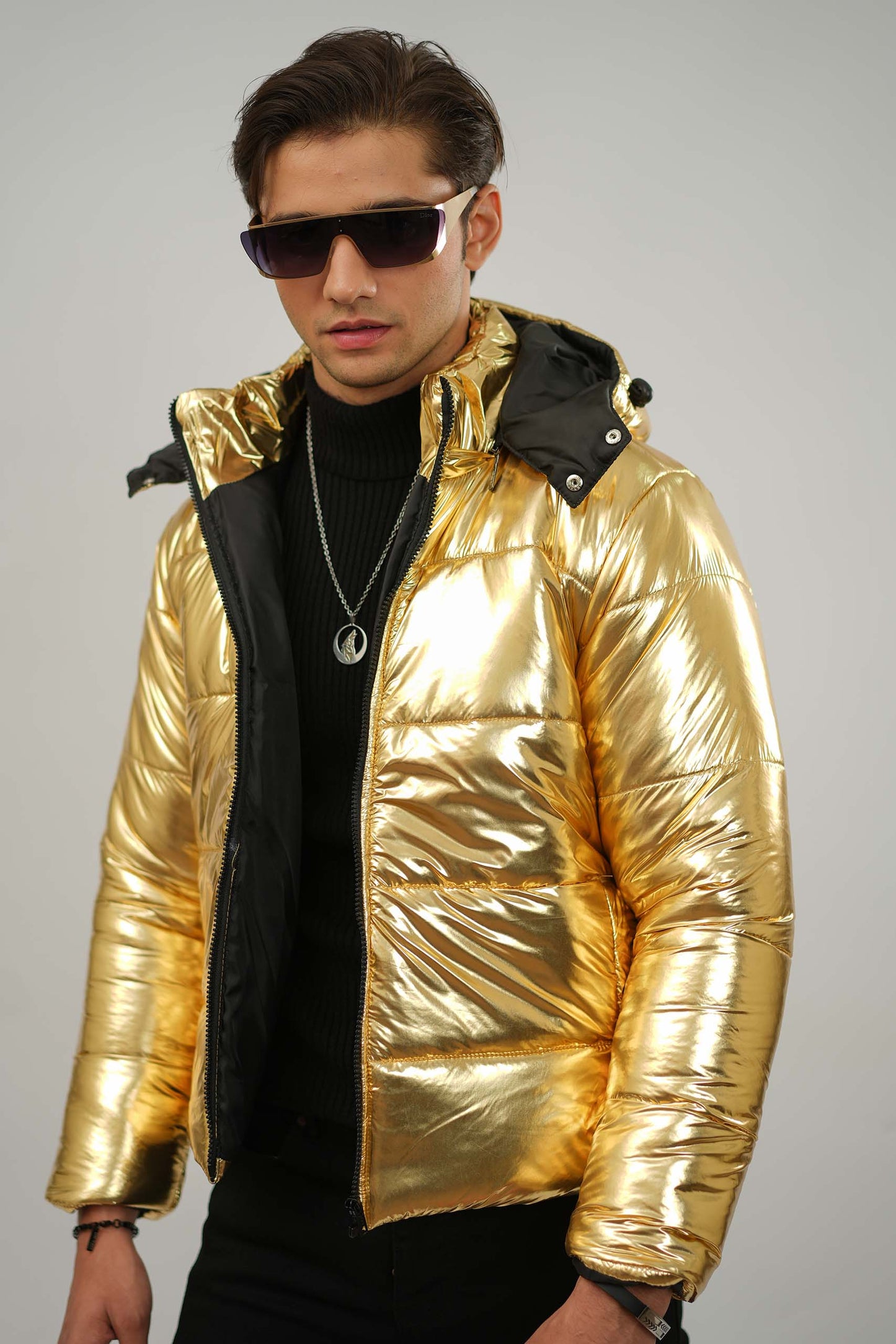 Golden Puffer Jacket