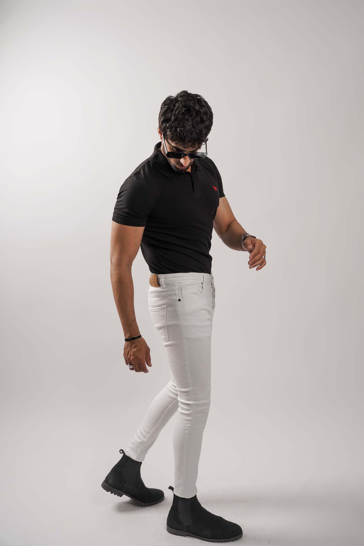 Black Flex Polo Shirt