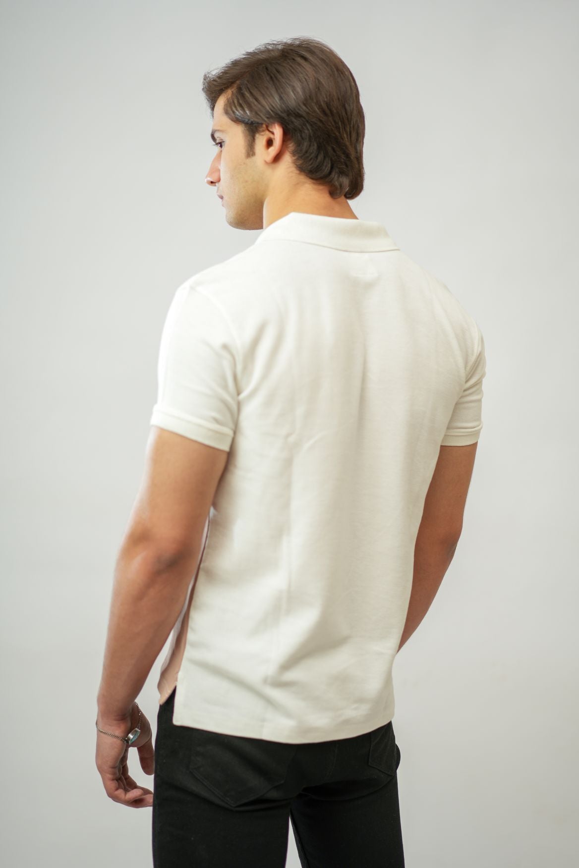 Red Vine & Beige Box Polo Shirt