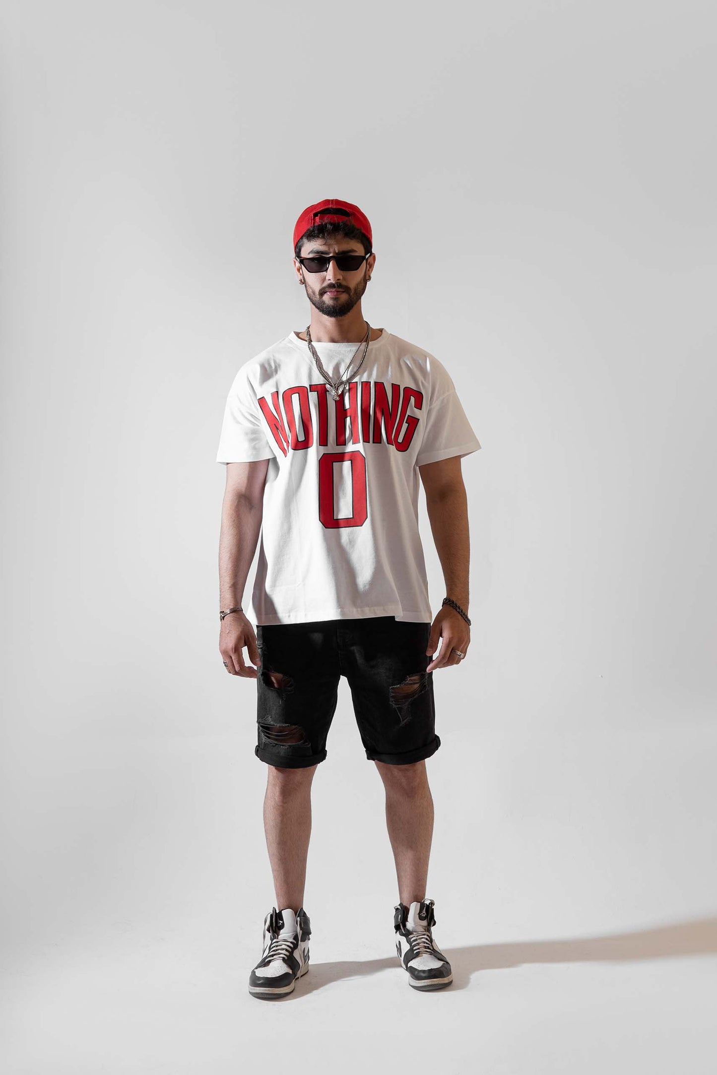 Nothing - 0 White Oversized Tee
