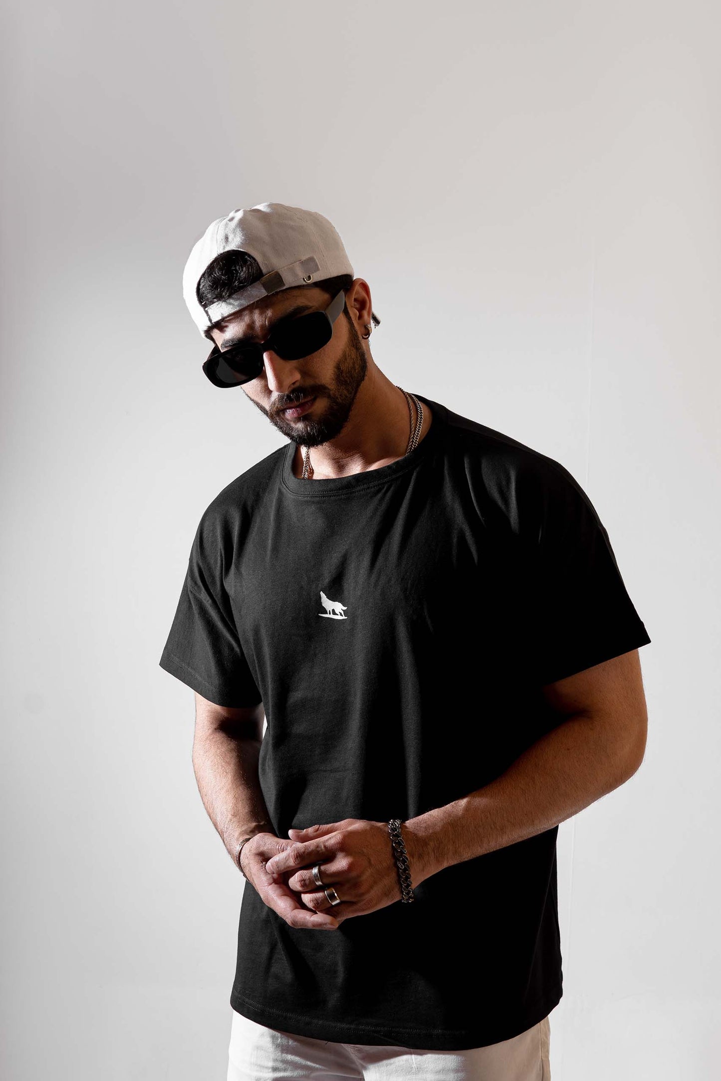 AG Black Oversized Tee