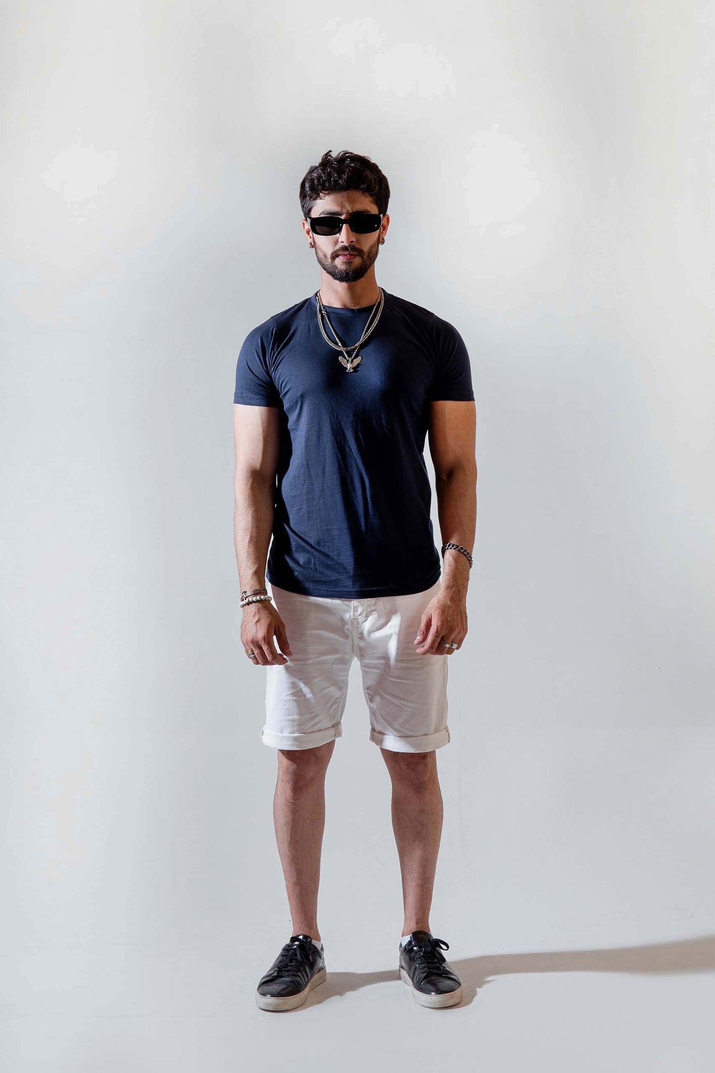 Navy Blue Basic Tee