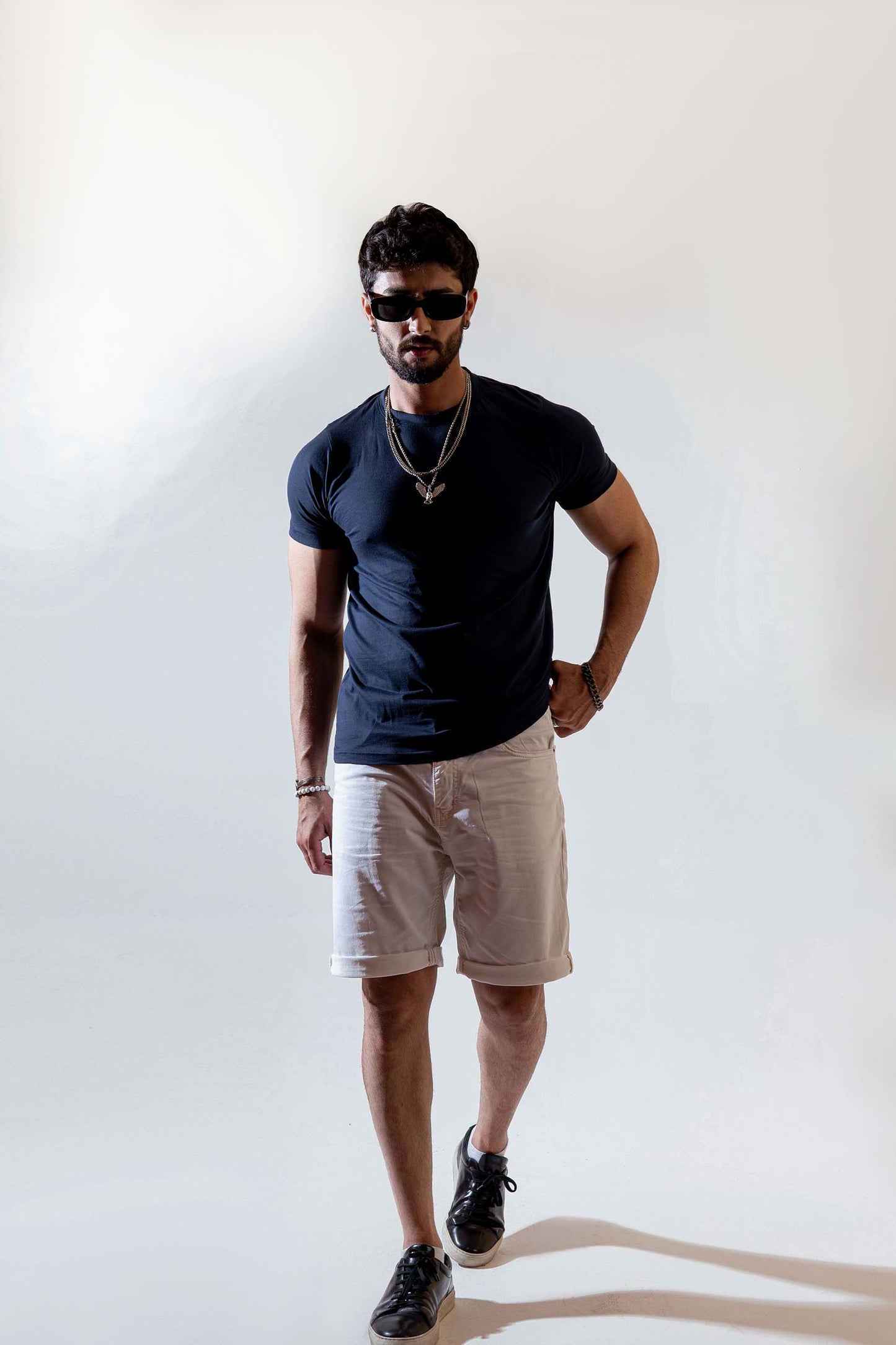 Navy Blue Basic Tee