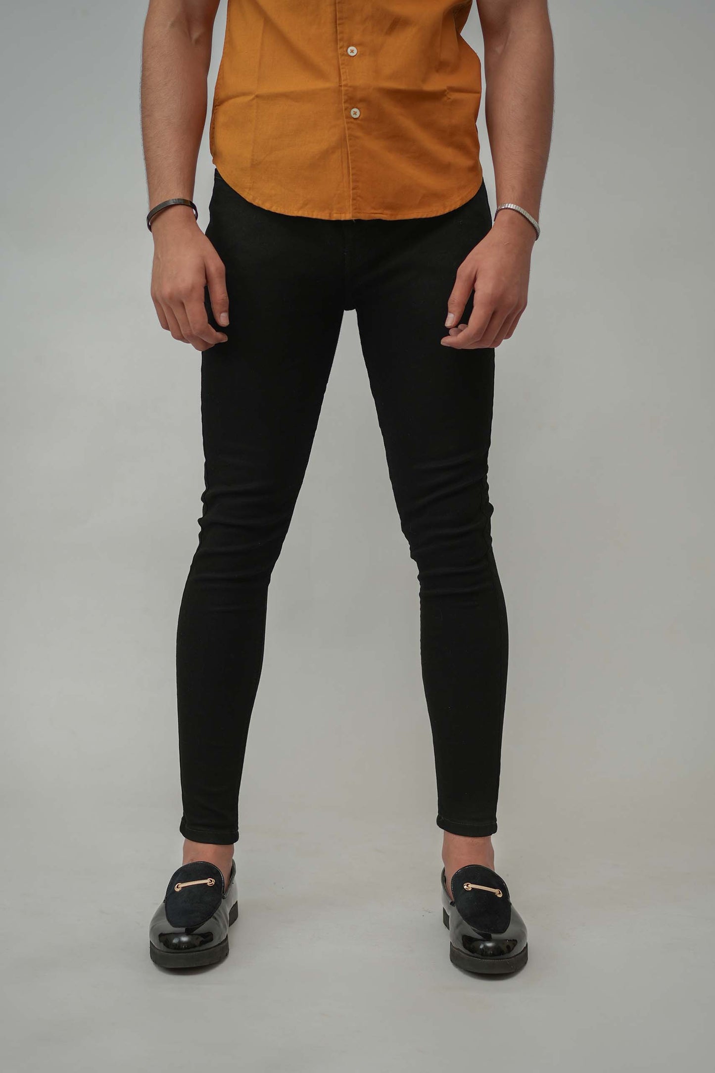 Jet Black Jeans - Muscle Fit