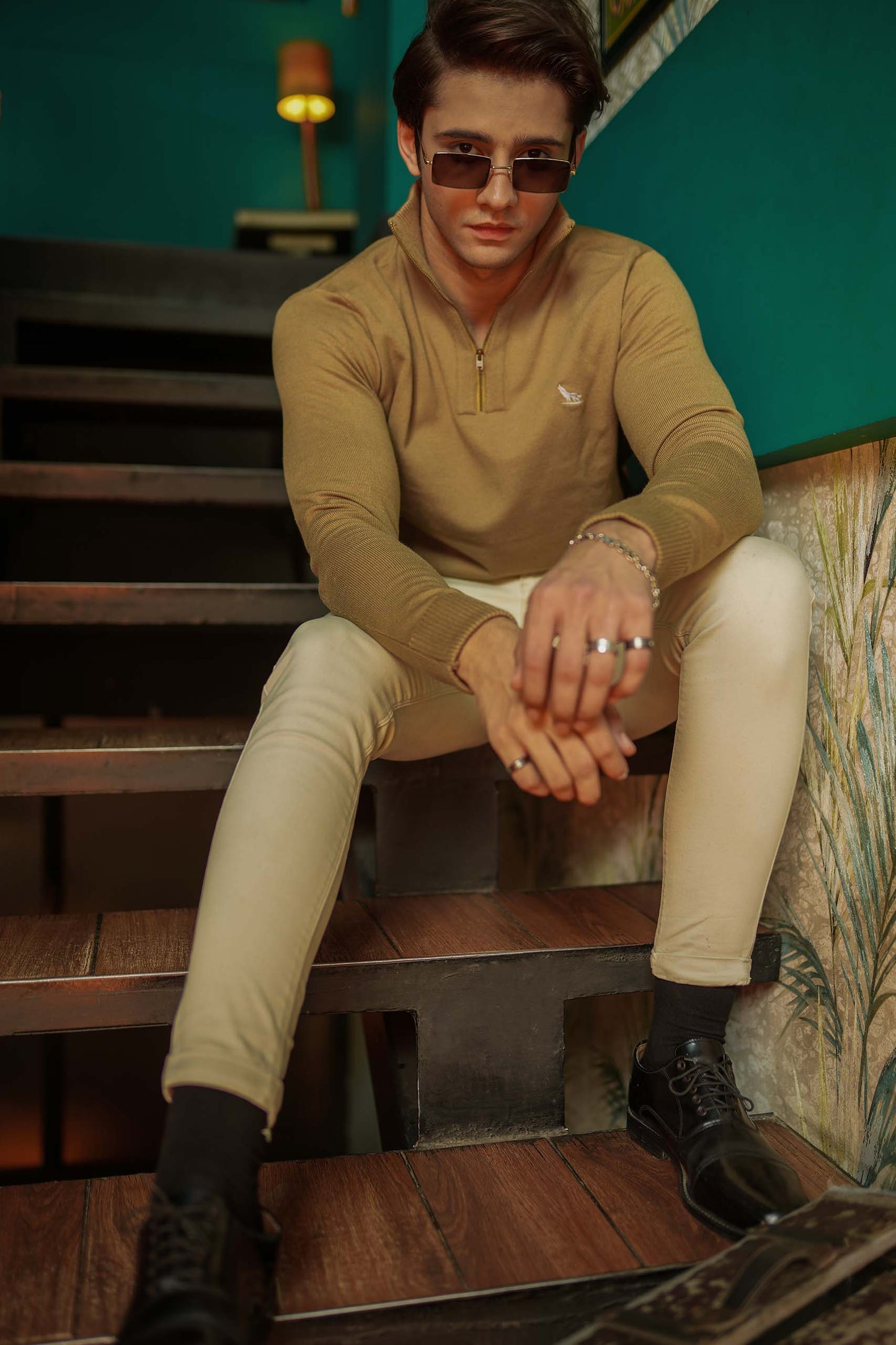 Mustard Zipper Sweater