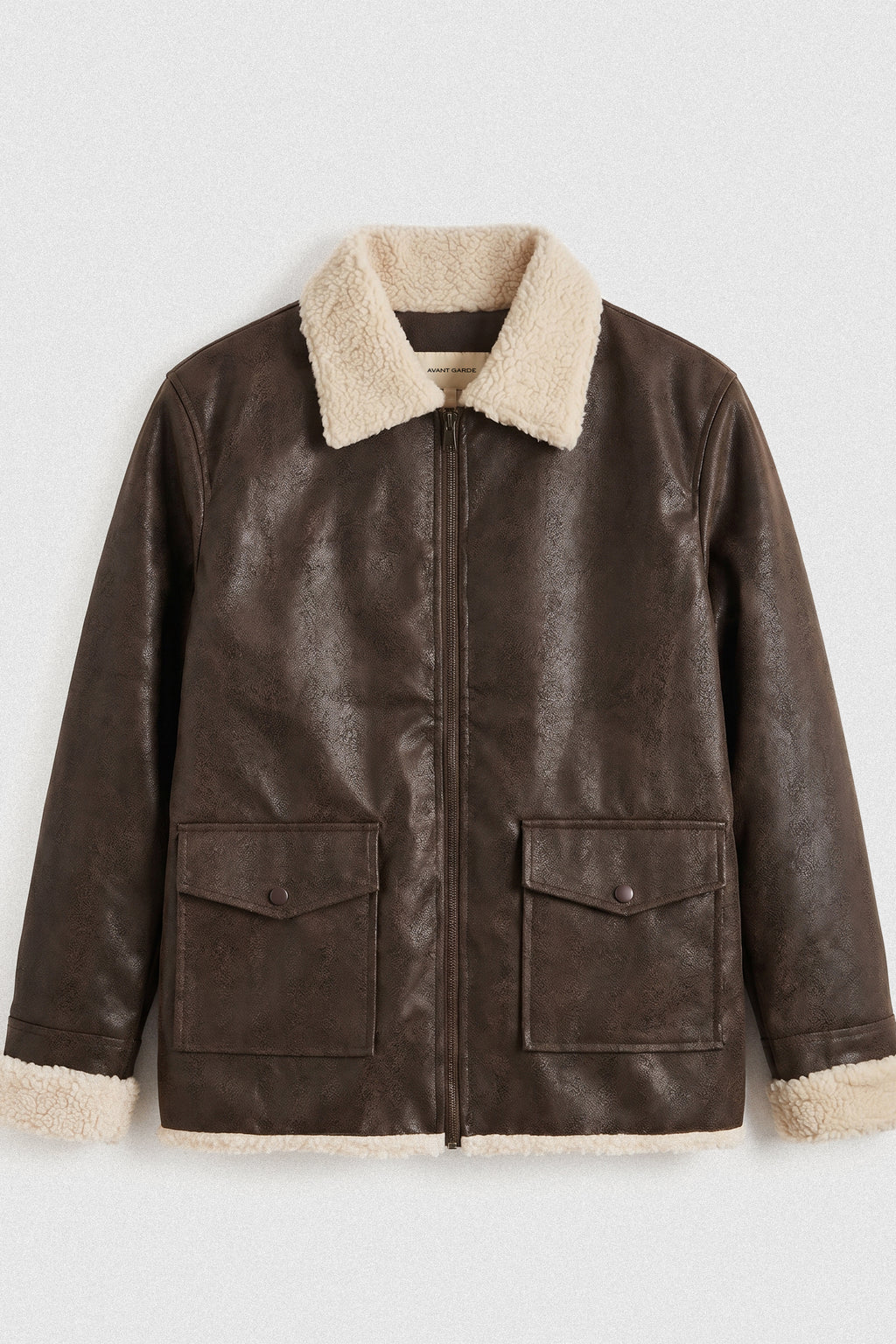 Vanguard Leather Aviator Jacket