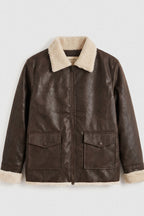 Vanguard Leather Aviator Jacket