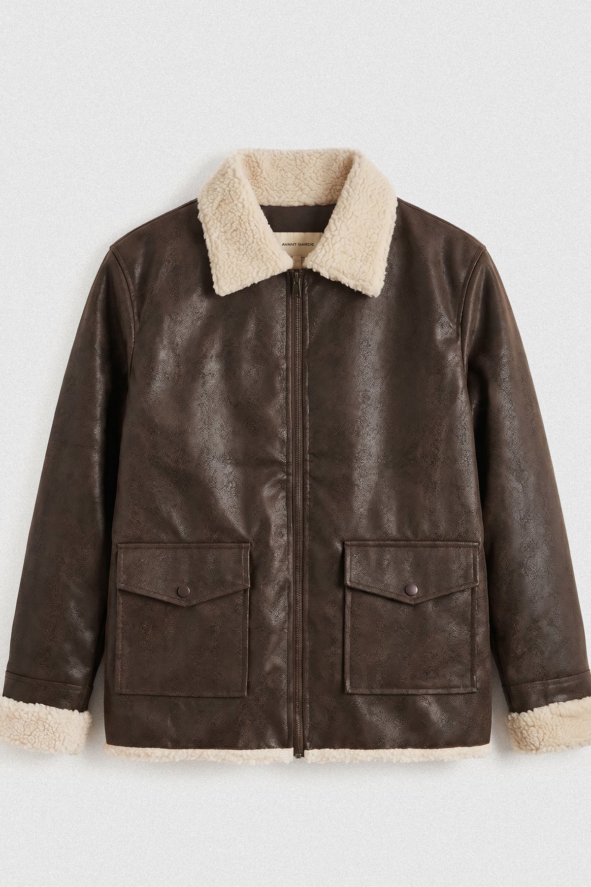 Vanguard Leather Aviator Jacket